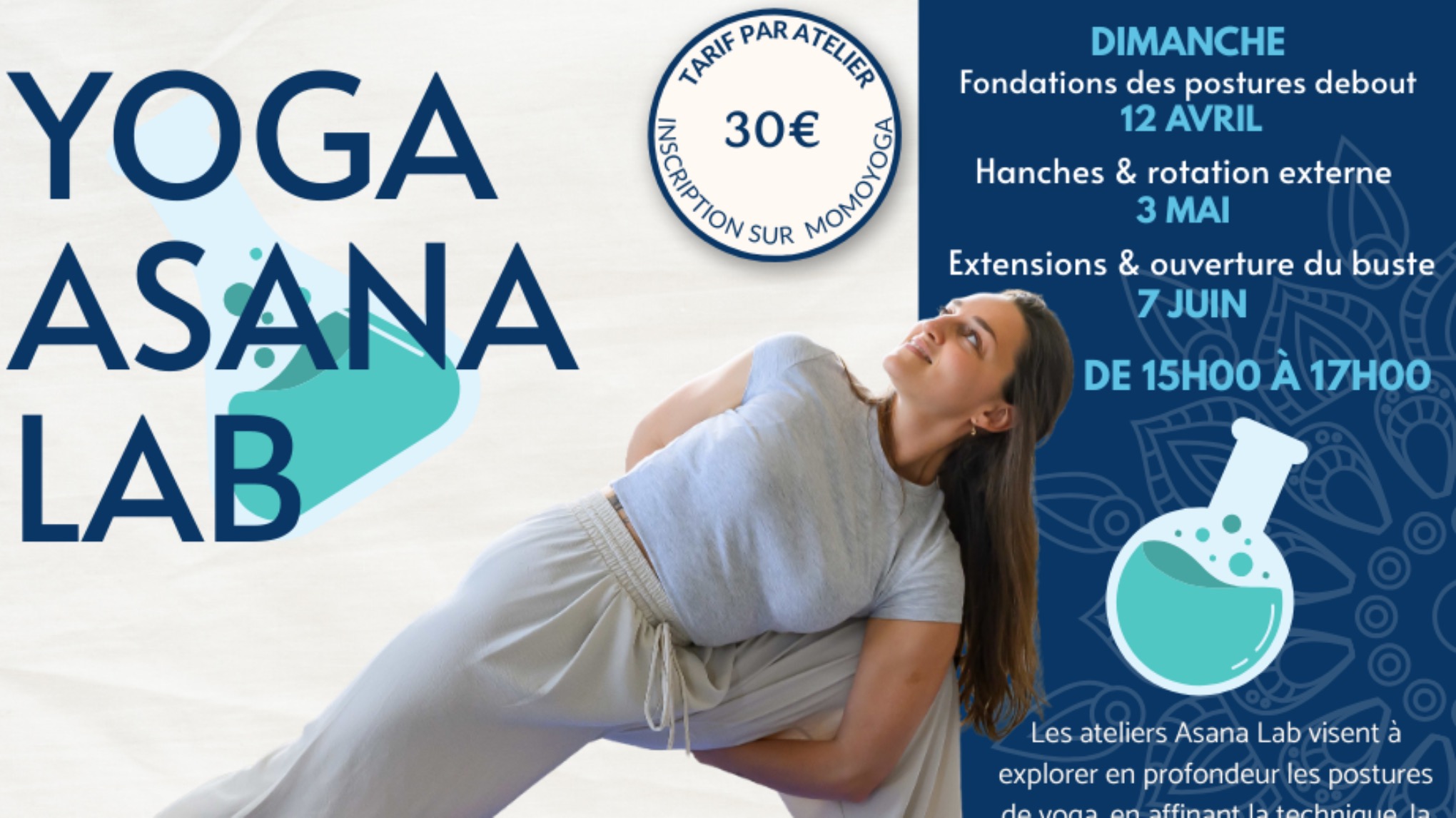 Yoga - Asana Lab : Fondation des postures debouts