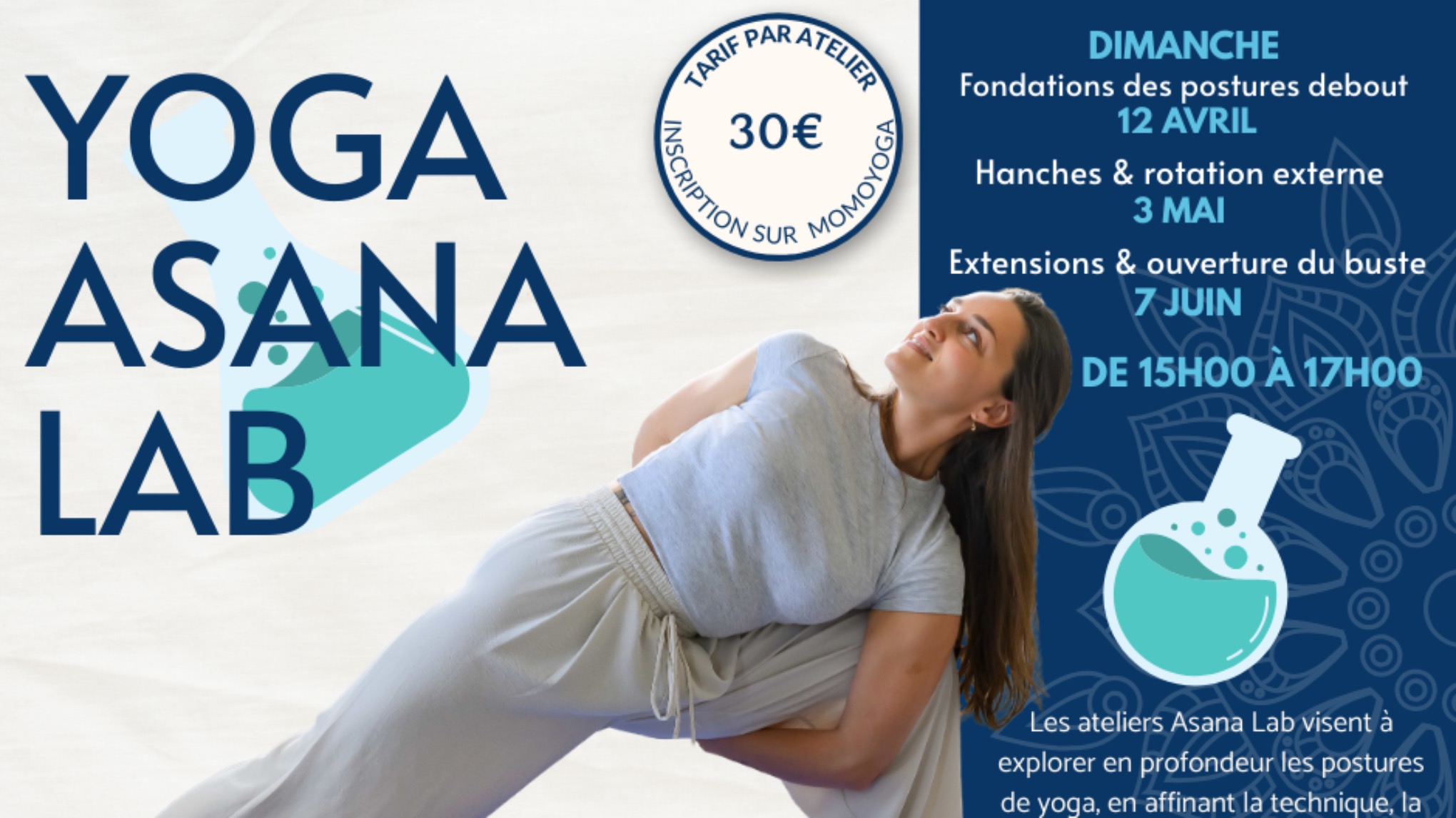 Yoga - Asana Lab : Extensions & Ouverture du buste