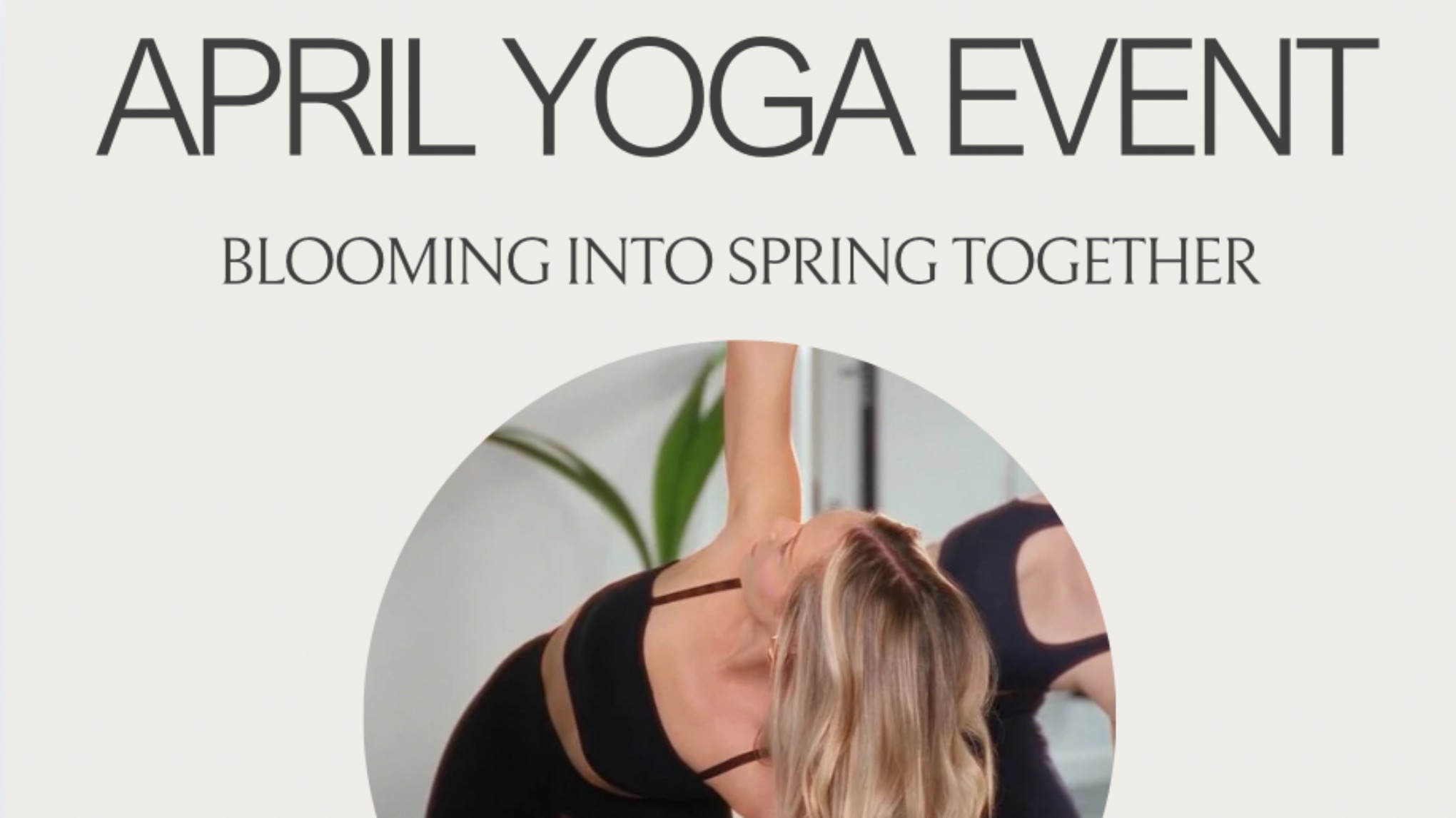 April Yoga Event