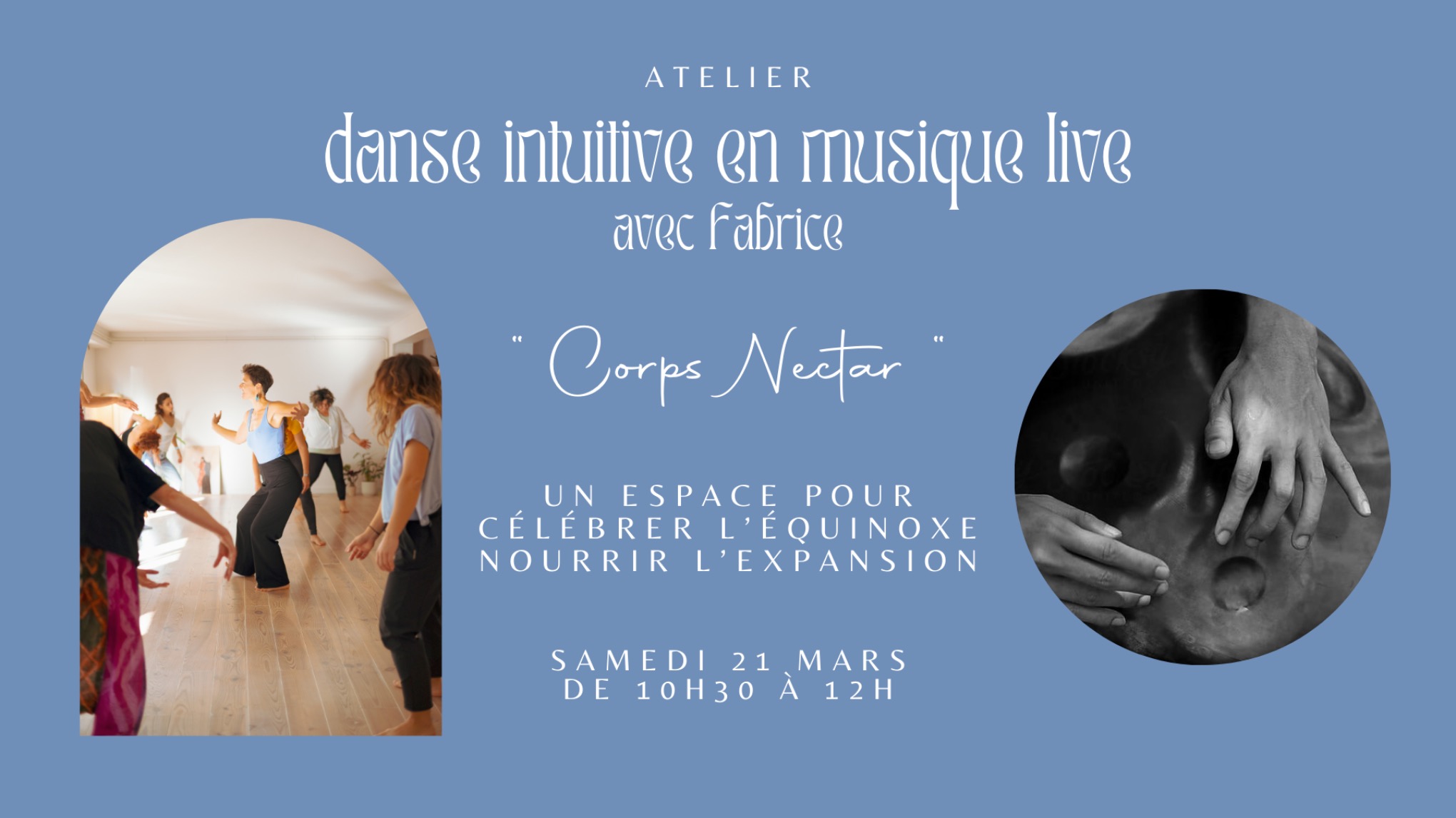 Atelier Danse intuitive "corps nectar - célébrer l'équinoxe" & musique live