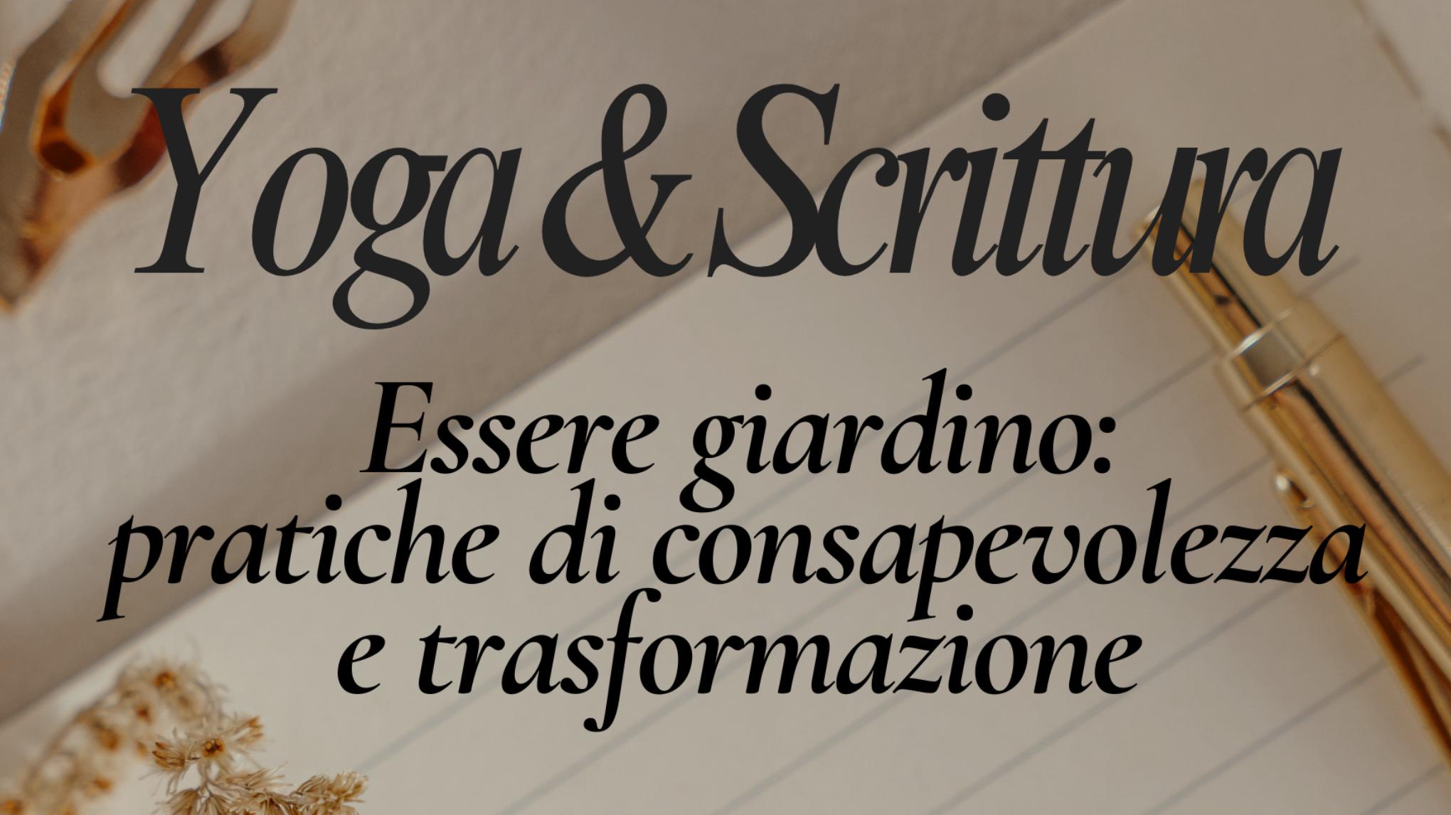 Yoga & Journaling / Yoga & Scrittura