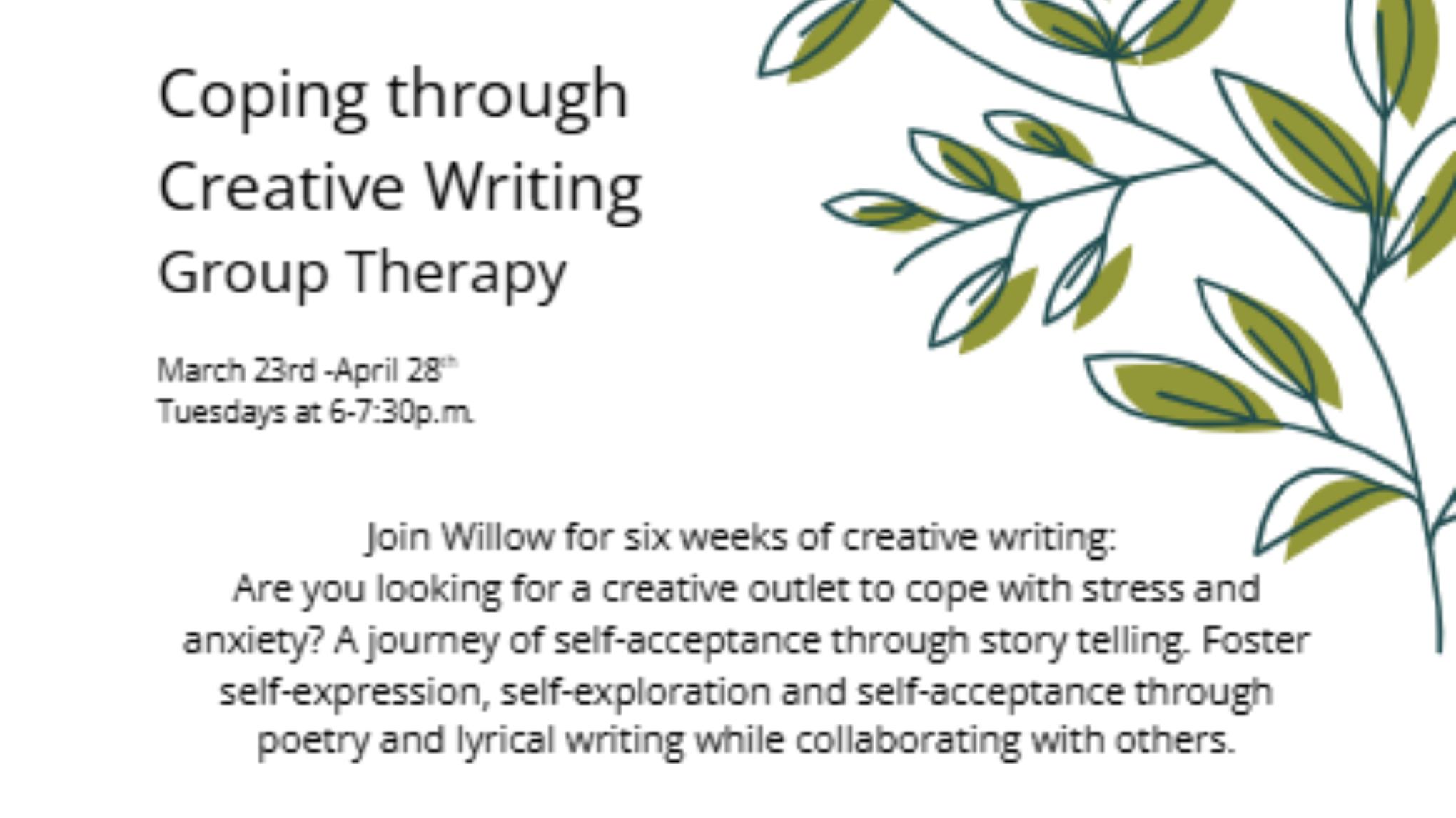 Coping Through Creative Writing Group Therapy
