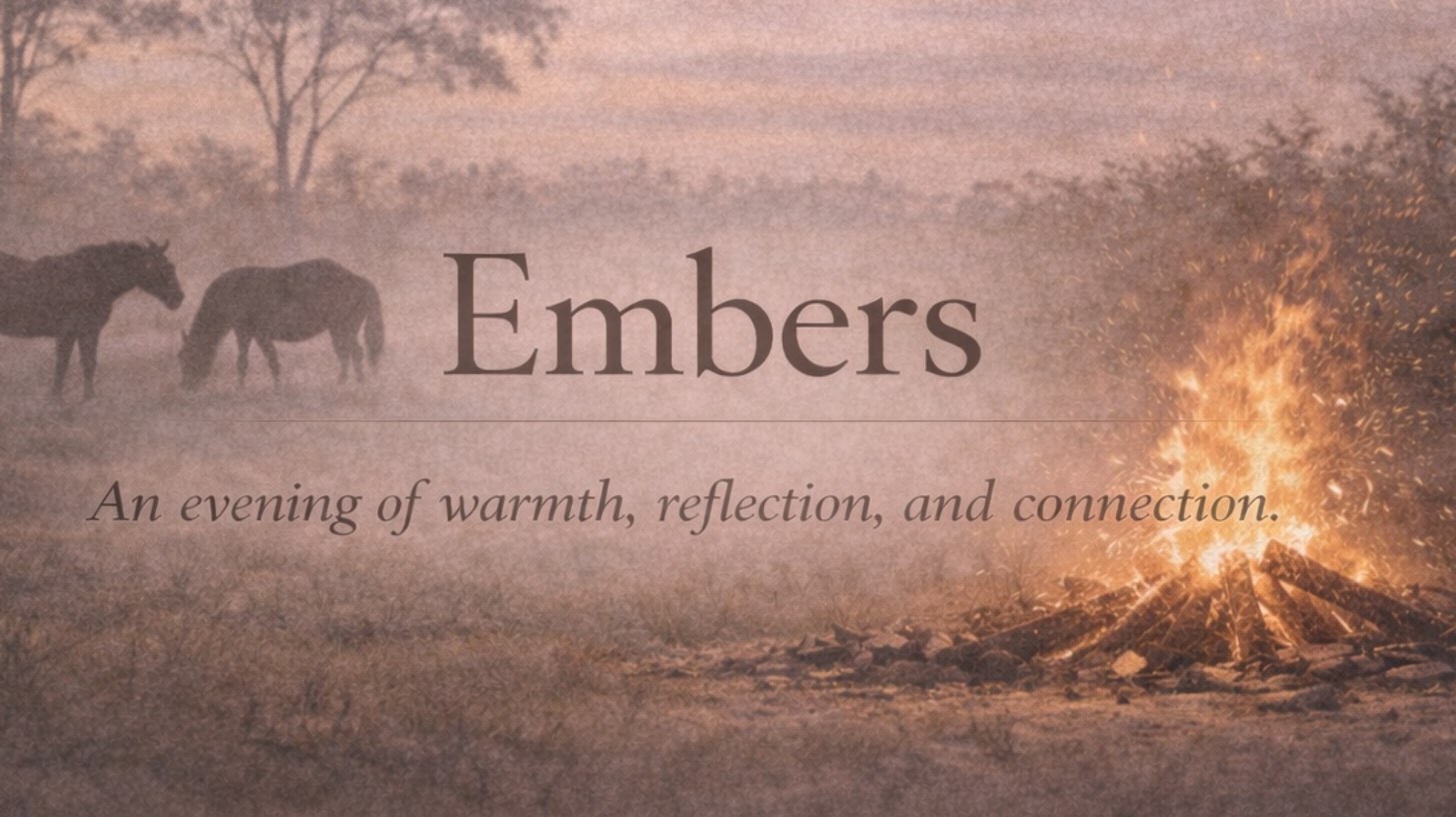 Embers : An Evening Retreat to Rekindle + Rest