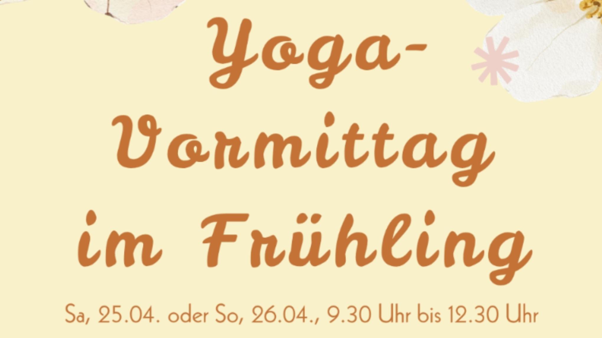Yoga- Vormittag im Frühling