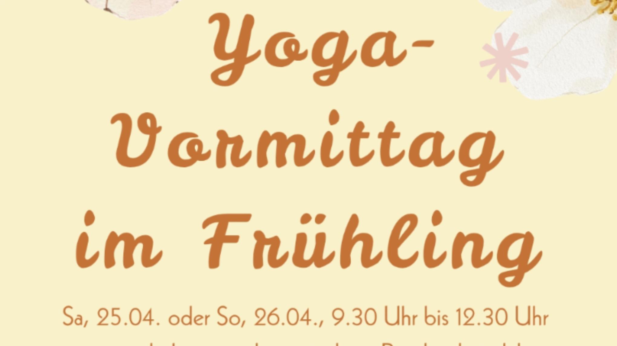 Yoga- Vormittag im Frühling 🌺🌞