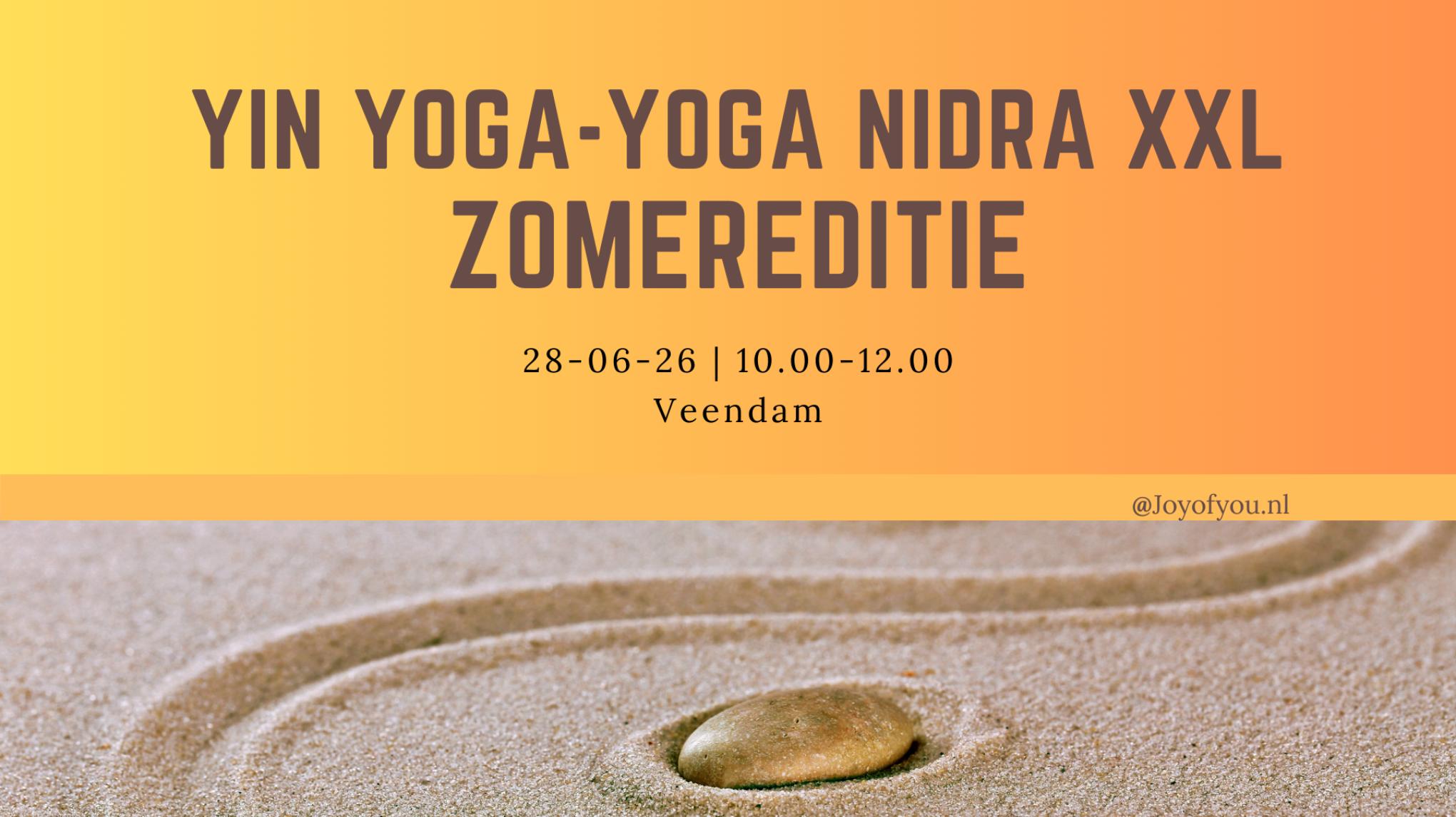 ☀️Yin & Yoga Nidra XXL – Zomereditie: Open voor Licht