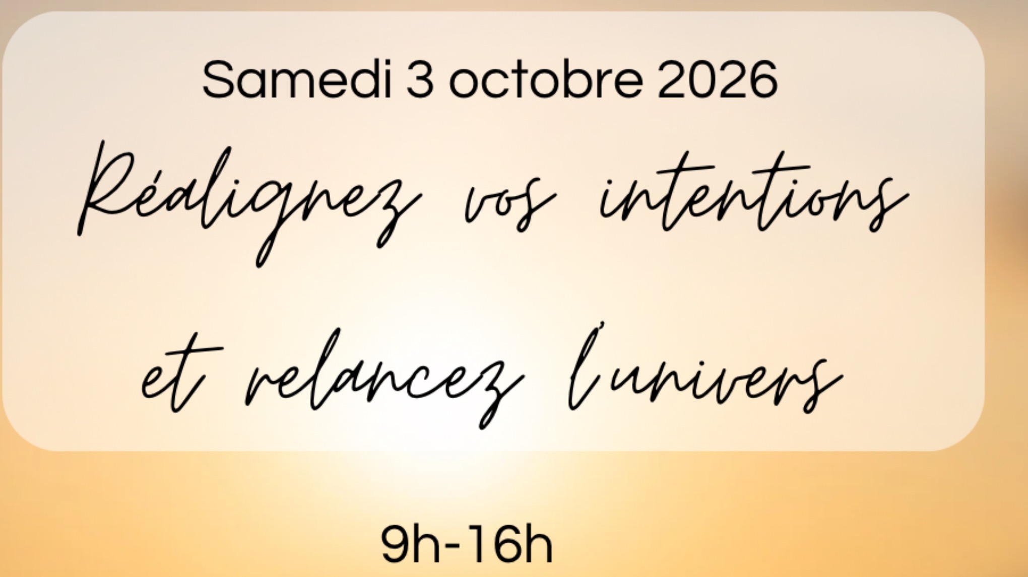 Réalignez vos intentions et relancez l’Univers