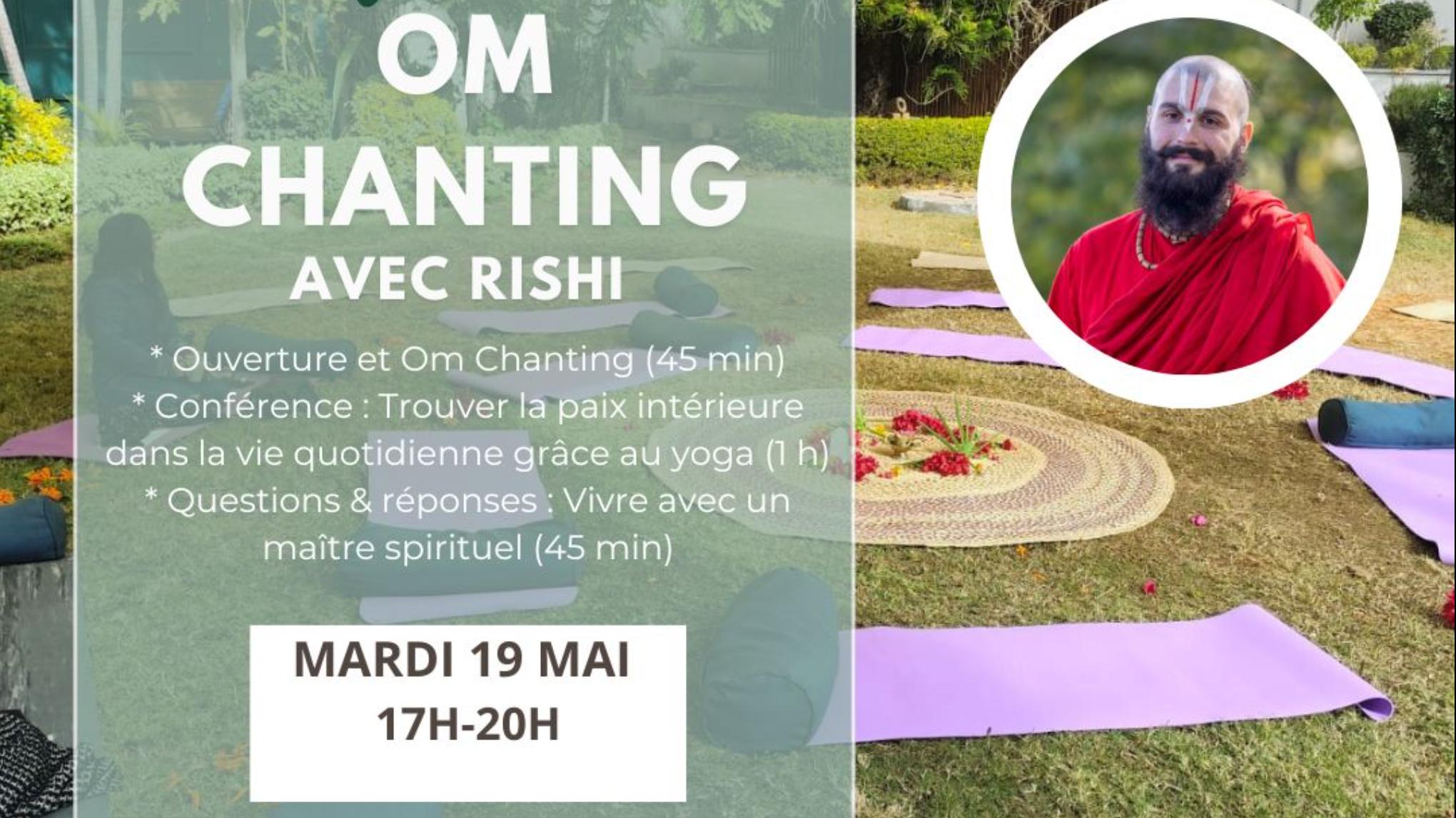 Om Chanting avec Rishi