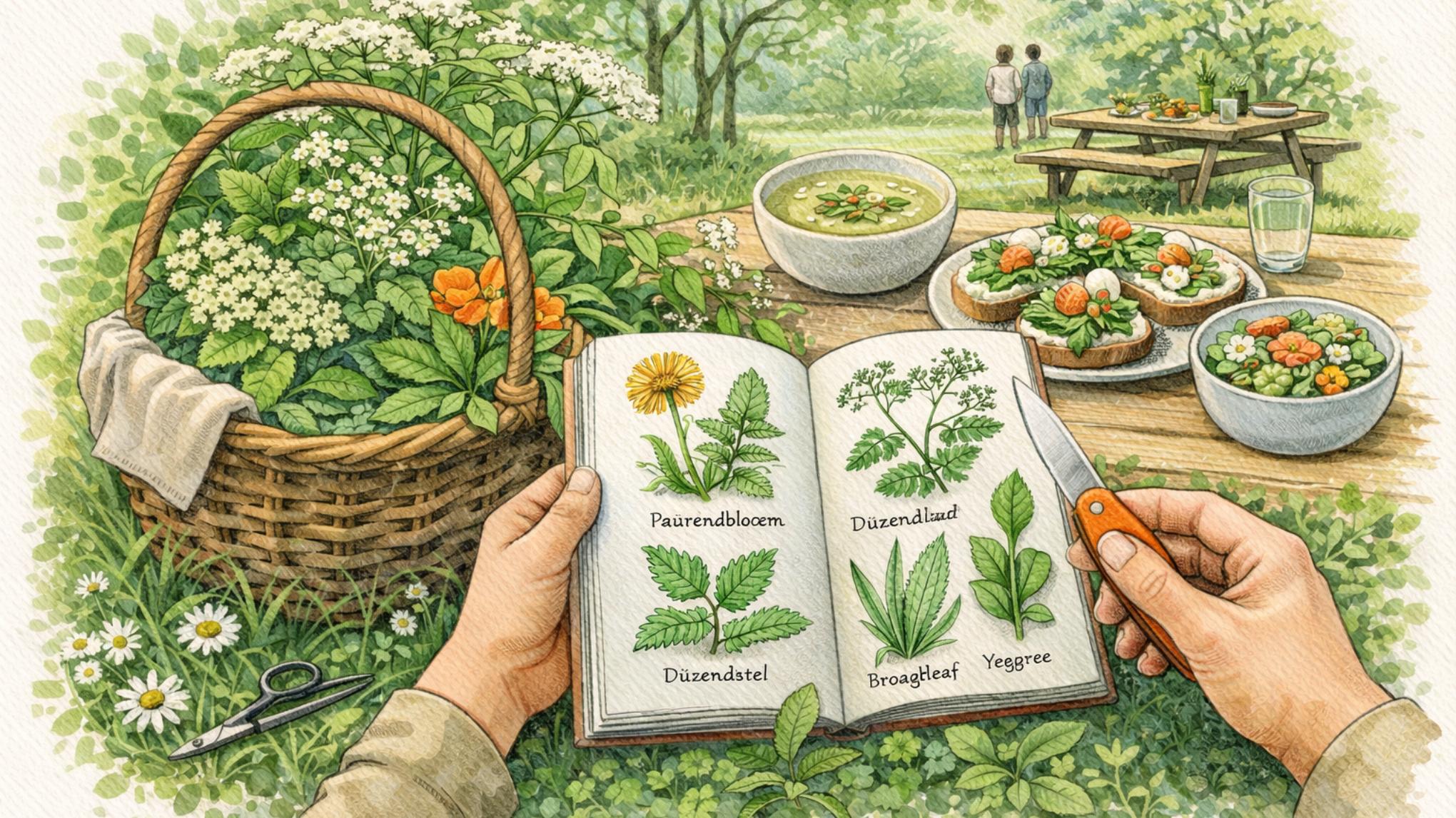 Wildplukwandeling en lunch