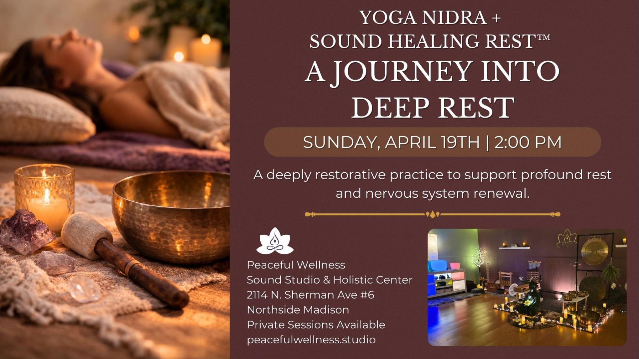 MADISON Deep Rest: Yoga Nidra Meditation + Sound Bath