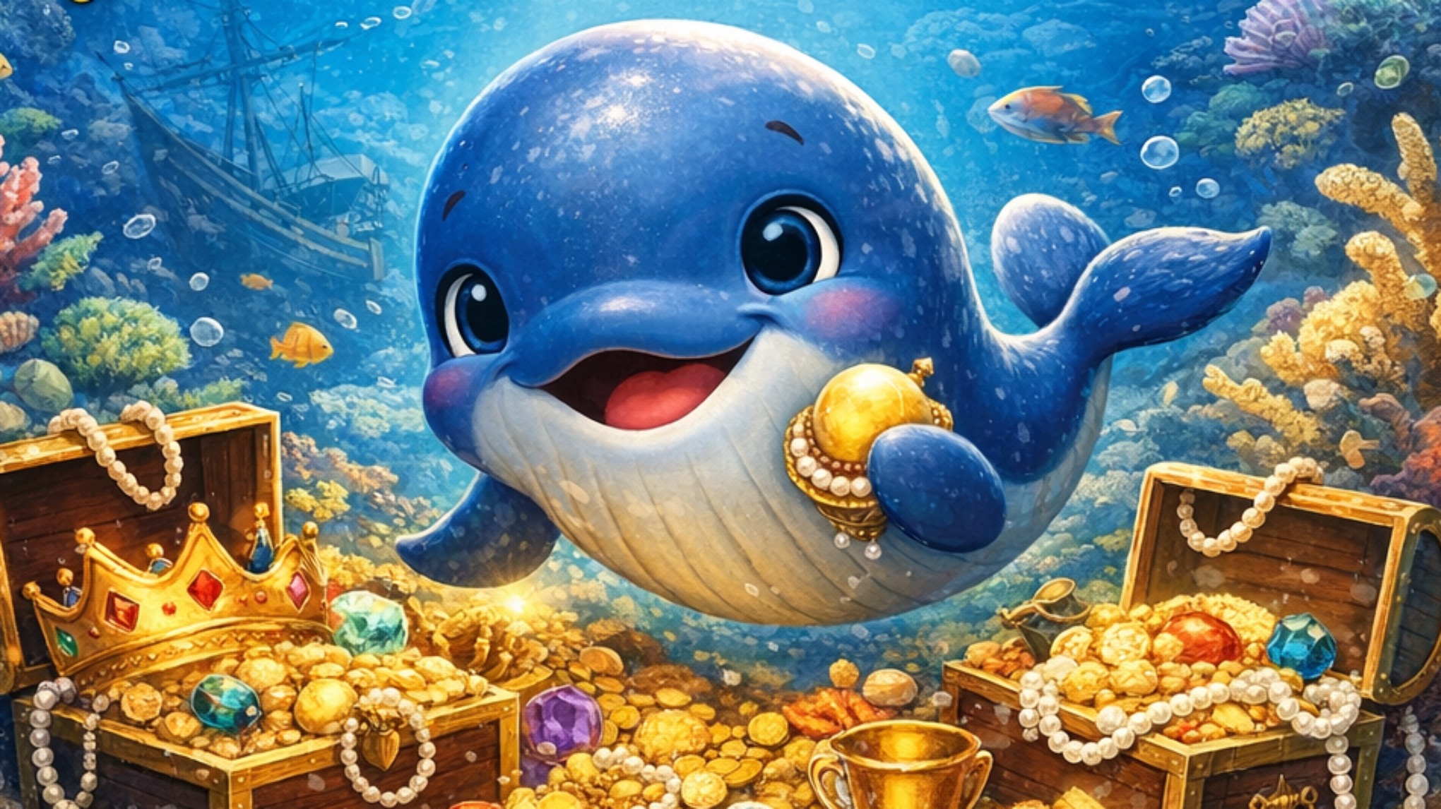 Kinderyoga - der Wal, der immer mehr wollte