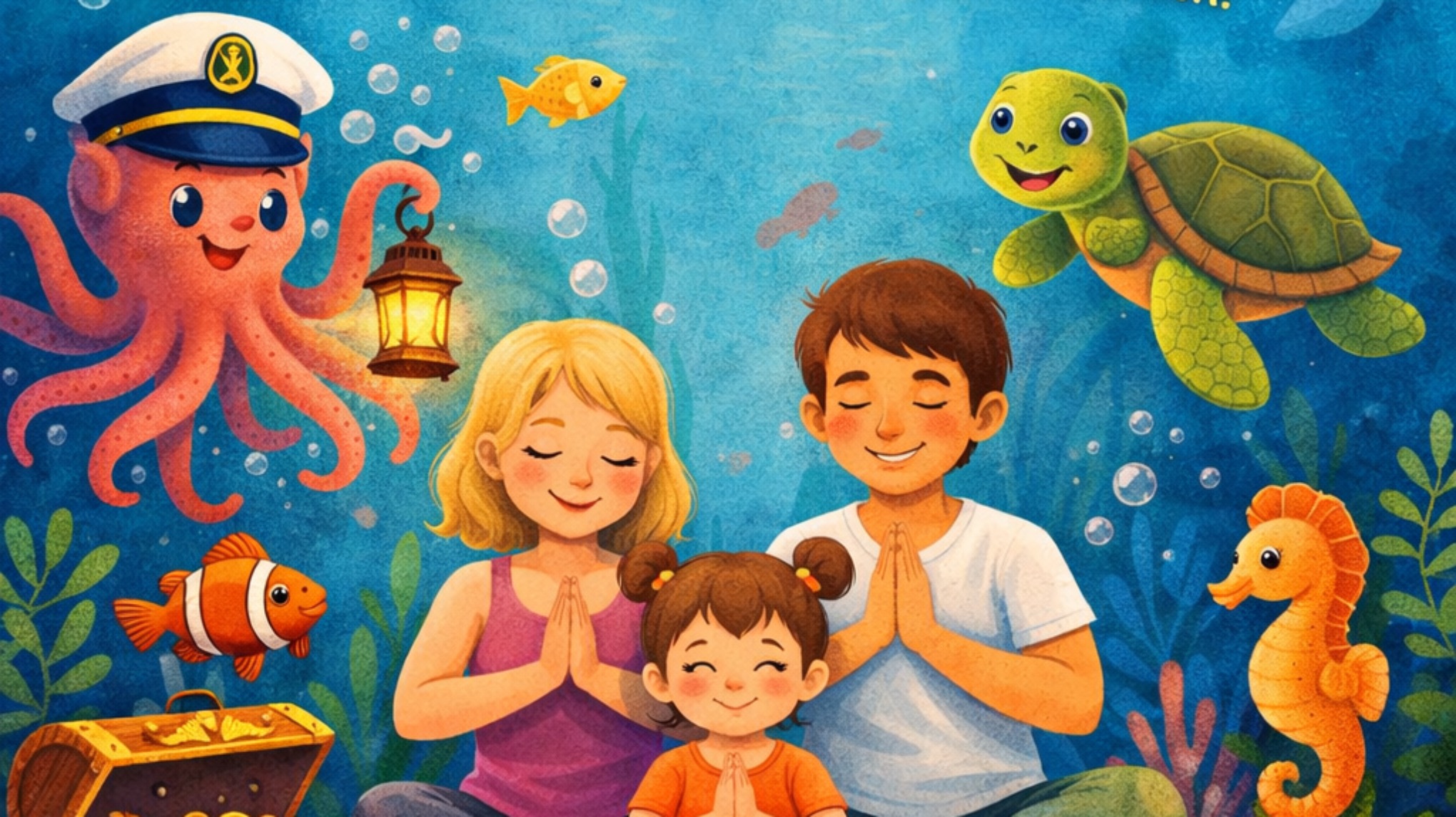 Eltern-Kind-Yoga: Unterwasserreise Im salzraum