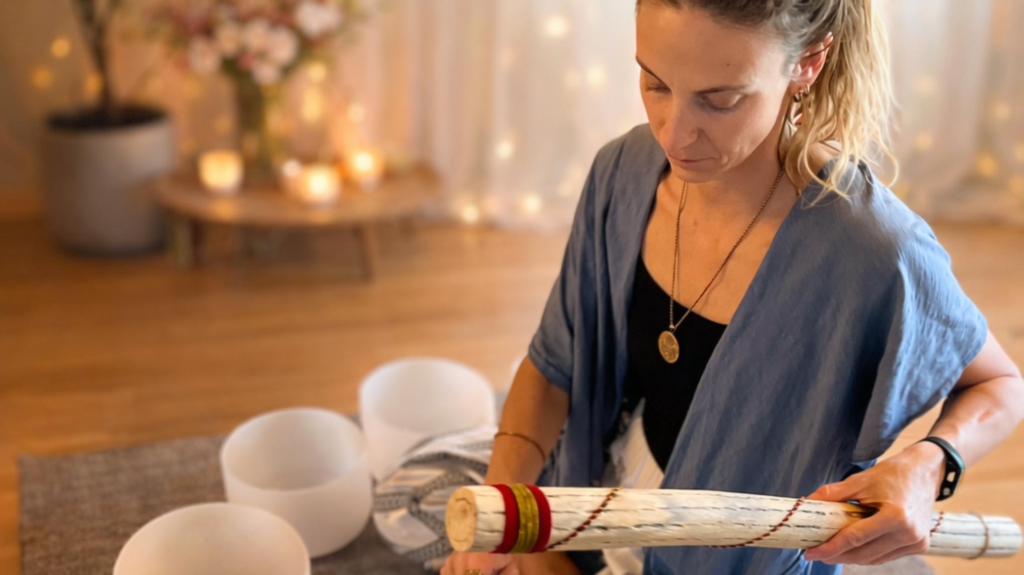 Kristall Klangbad mit Anny