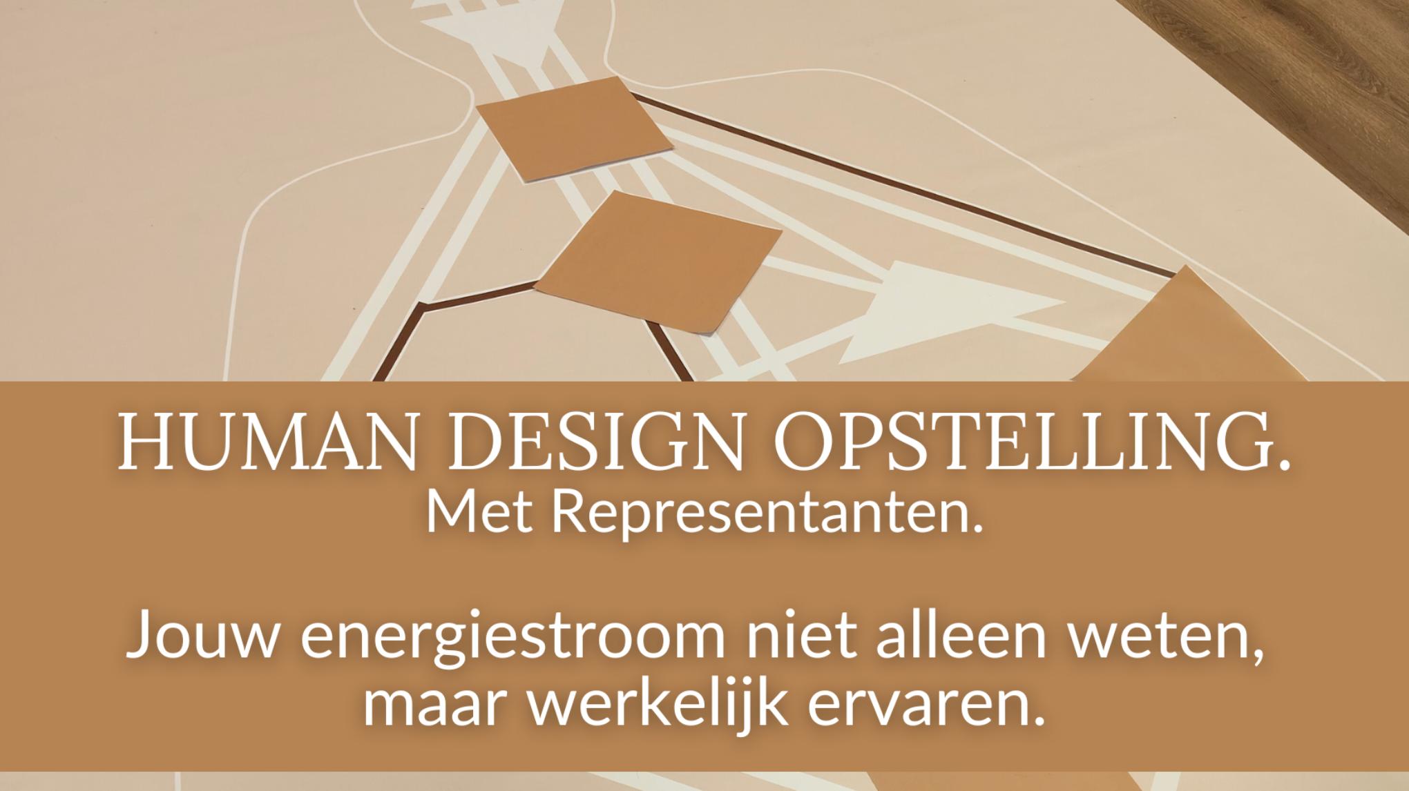 Human Design opstelling met representanten