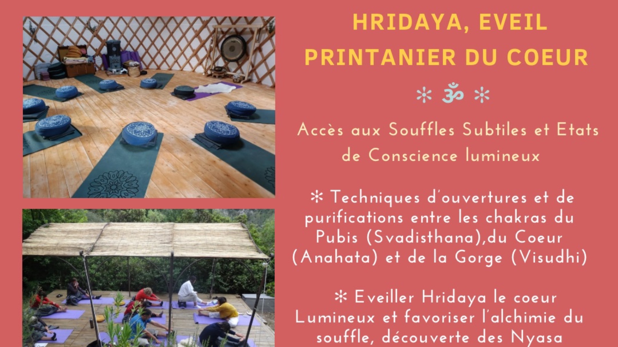 Natha Yoga Saddhana « s’ouvrir au printemps » & Yoga du Son