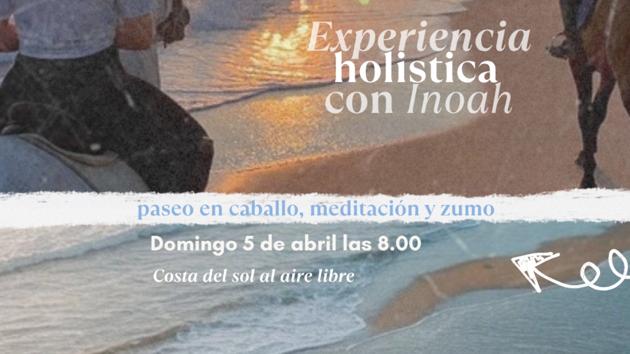 Paseo en caballo por la playa