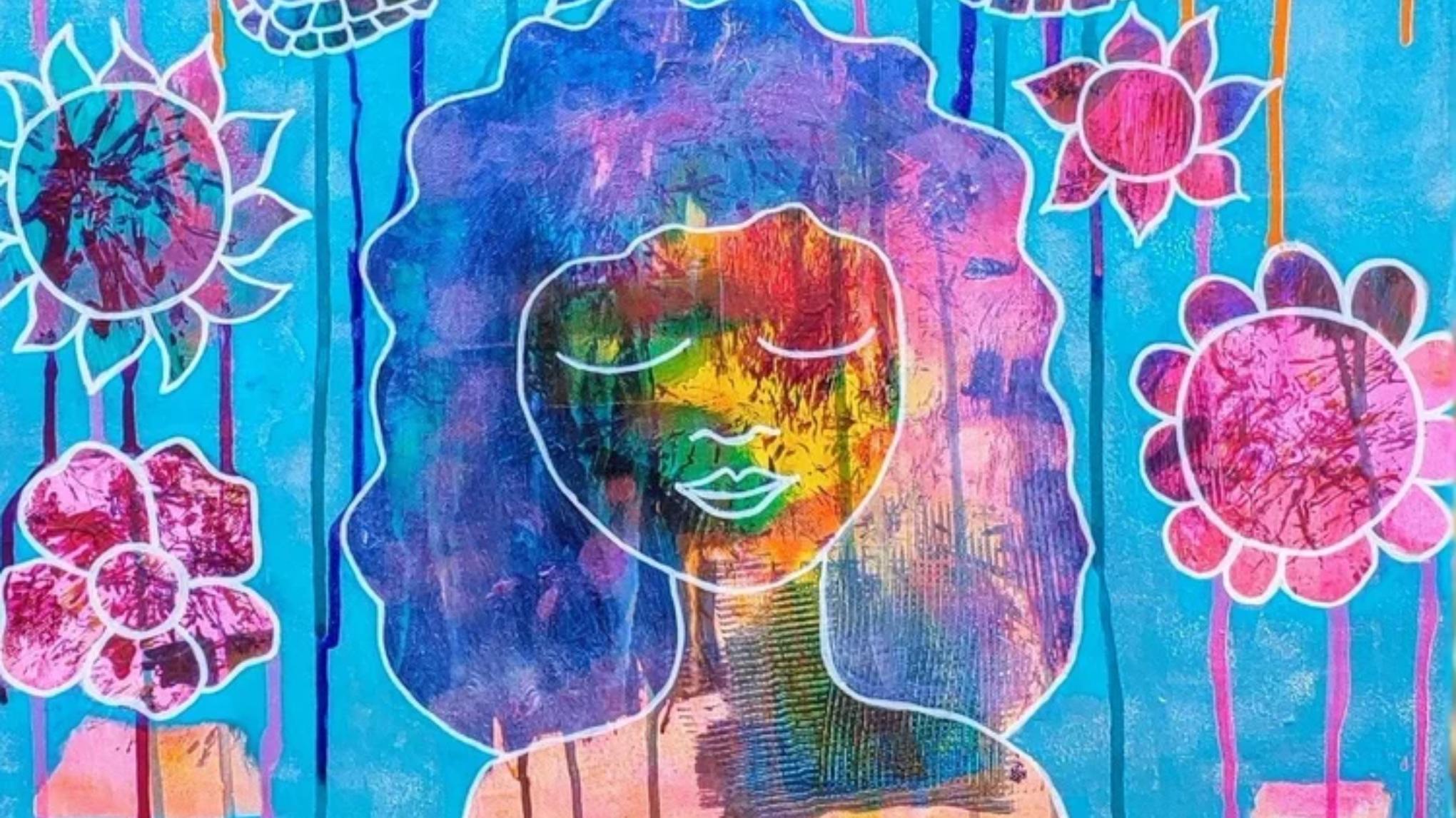 Portrait of Self-Care and Self-Love Art Playshop