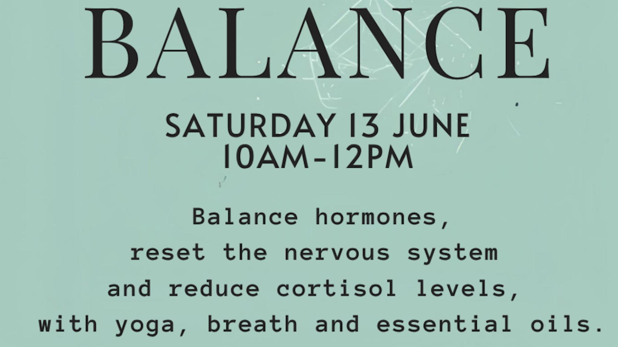 BALANCE: workshop individual ticket