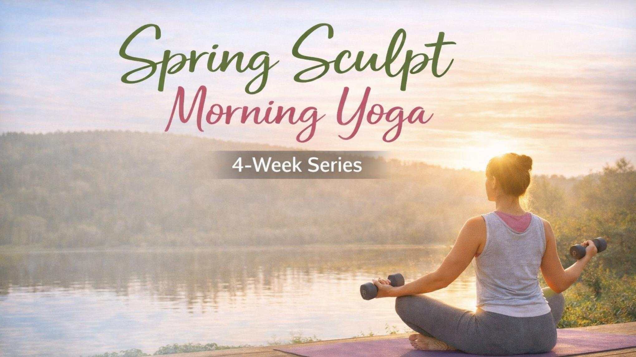 Spring Sculpt Series: 4 week series | Wednesdays 6am