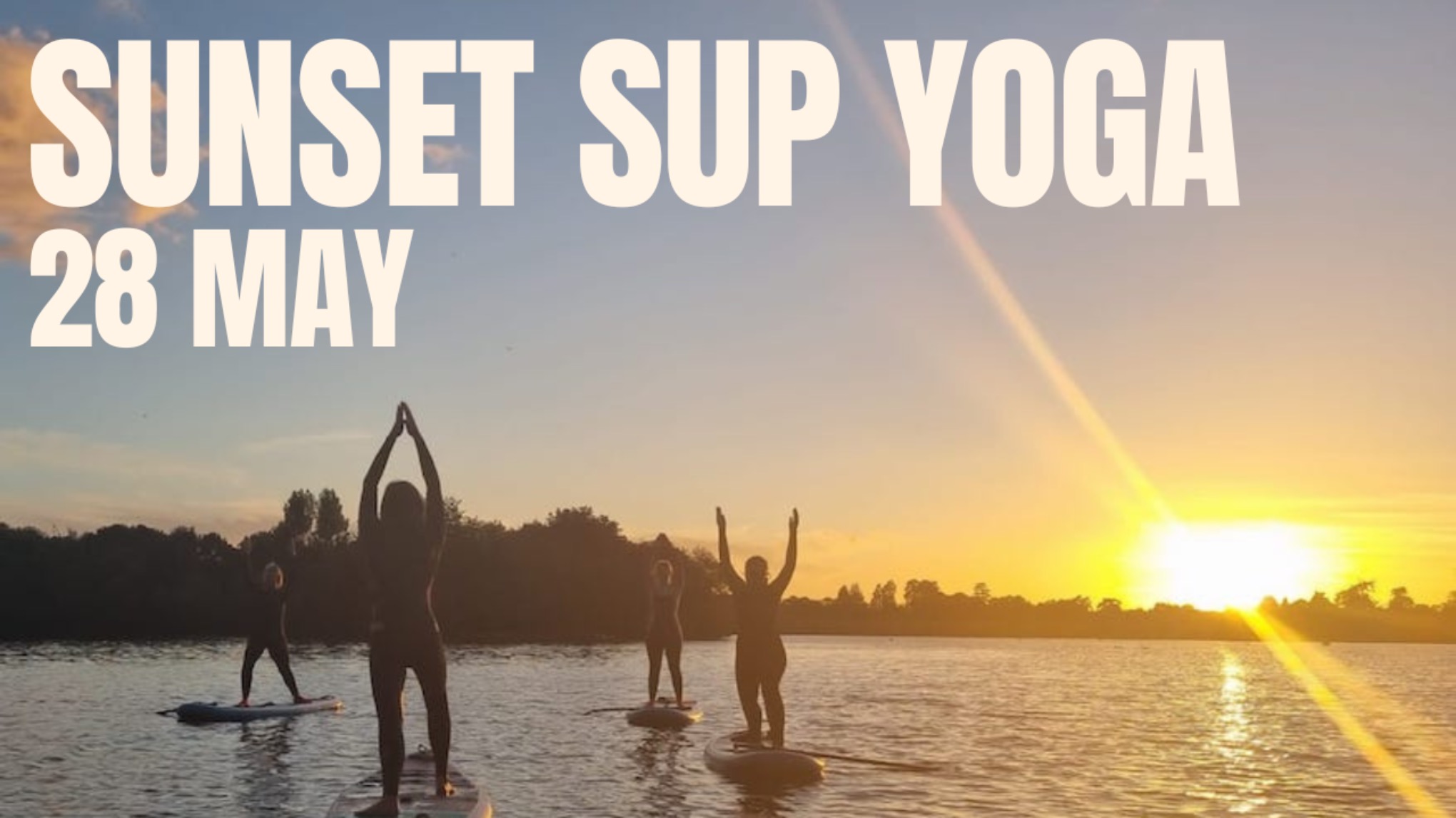 Sunset SUP Yoga at Calmwater Bay, Knaresborough