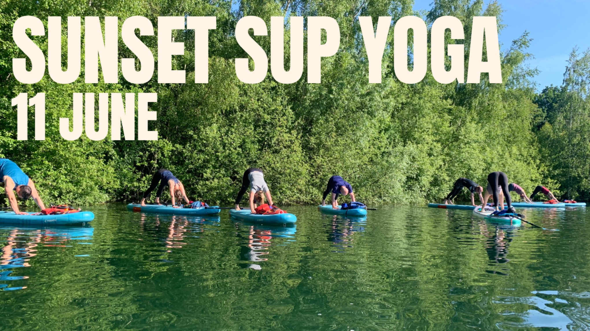 Sunset SUP Yoga at Calmwater Bay, Knaresborough