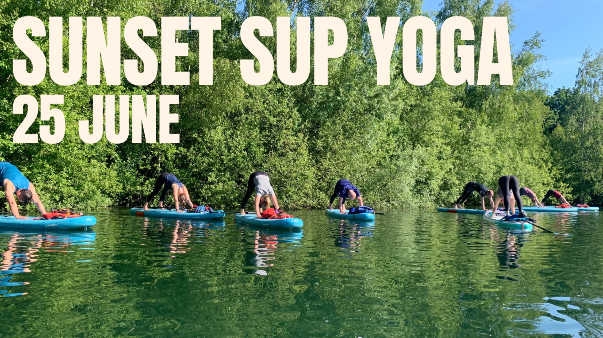 Sunset SUP Yoga at Calmwater Bay, Knaresborough