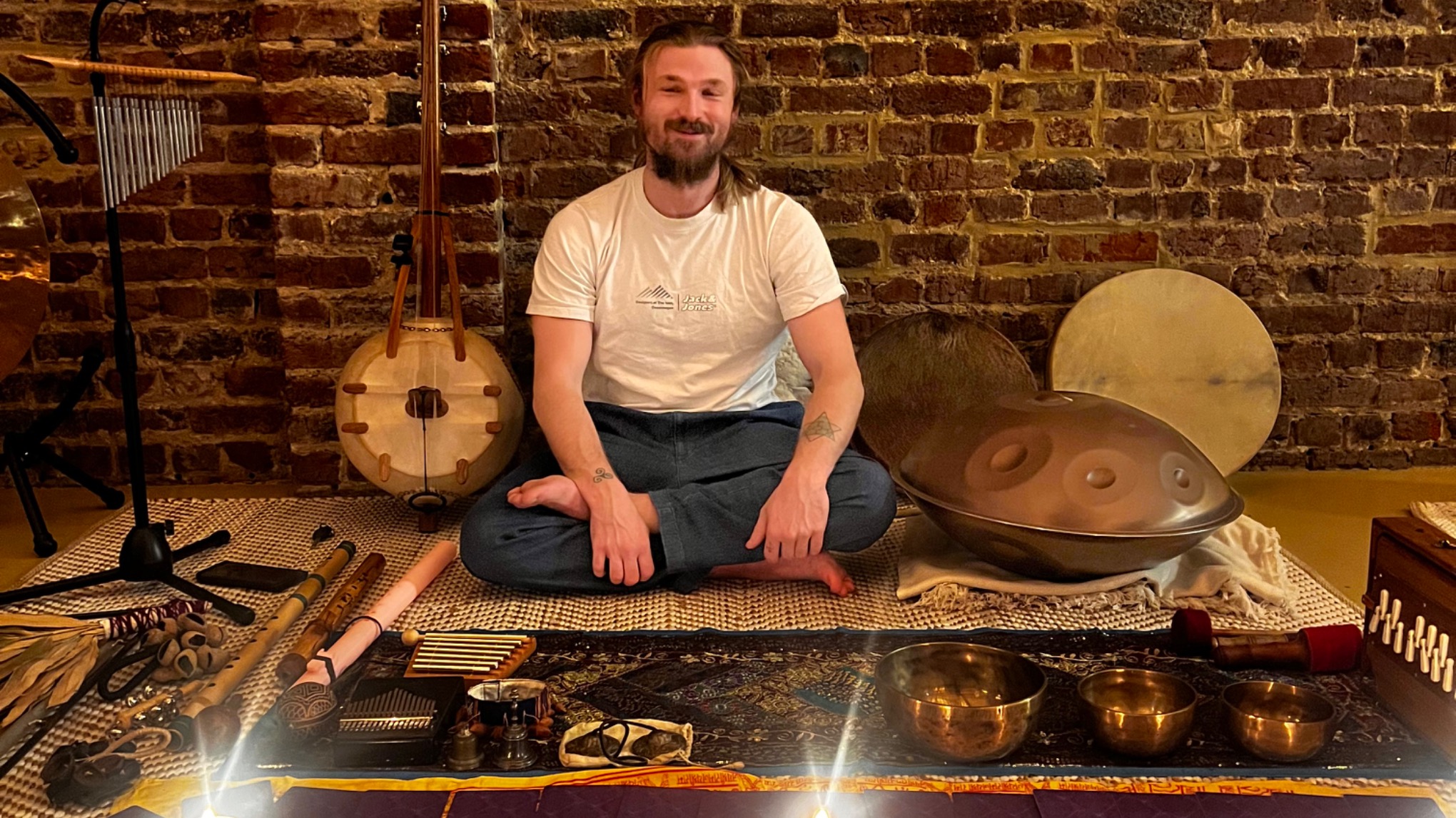 Soundhealing en yin yoga