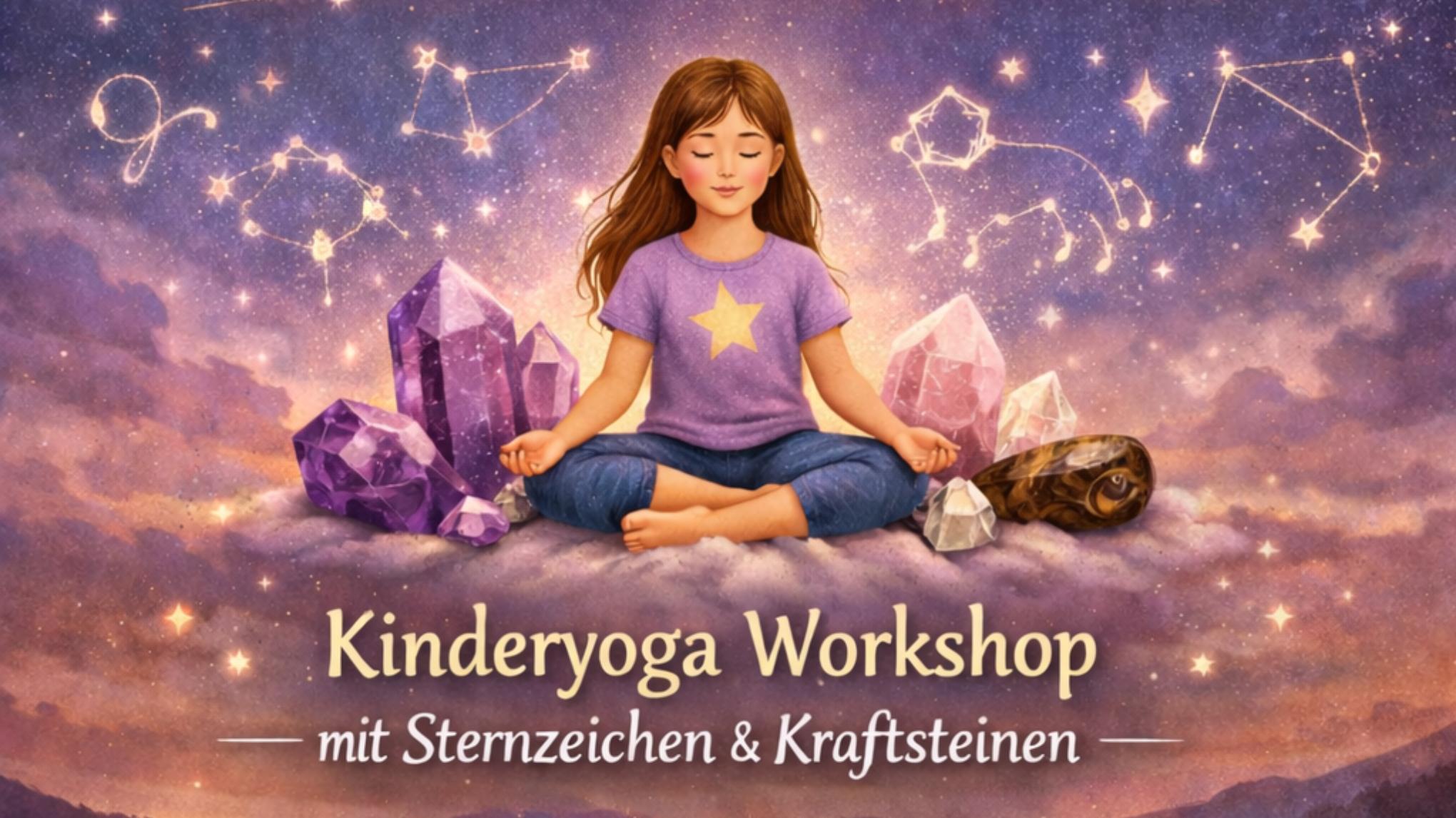 🌙✨ Die Kraft der Sterne & Steine - Kinderyoga Workshop
