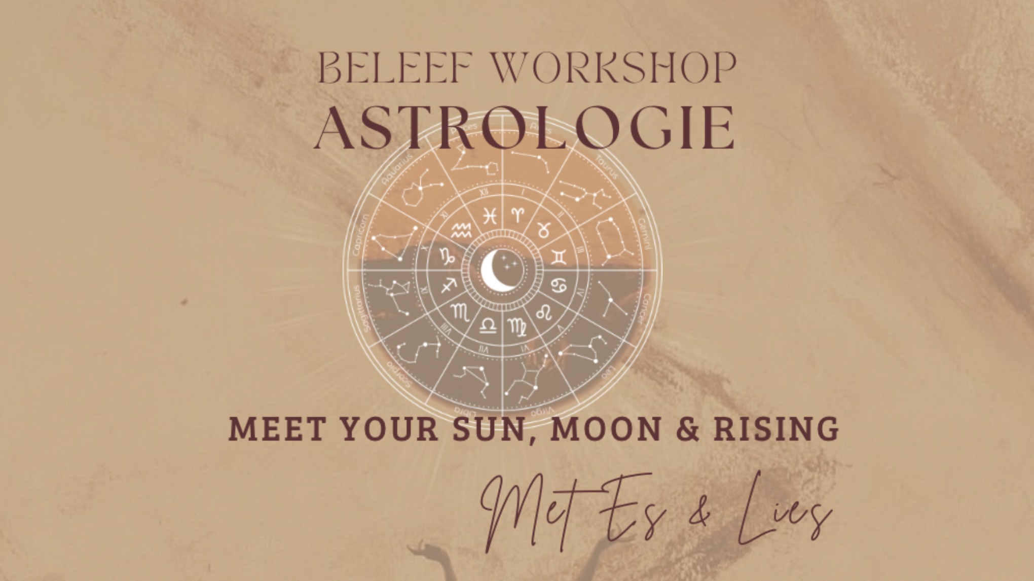 BELEEF-WORKSHOP : Astrologie - Meet your sun, moon & rising