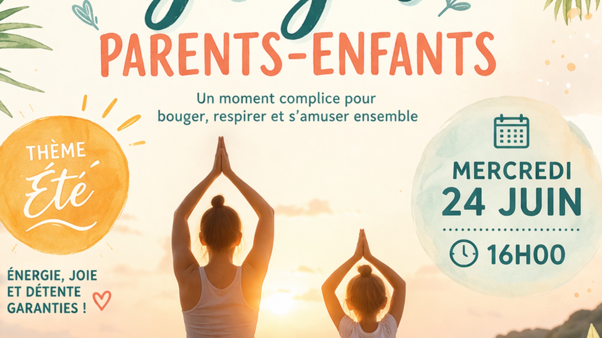 Yoga parents enfants 24 juin