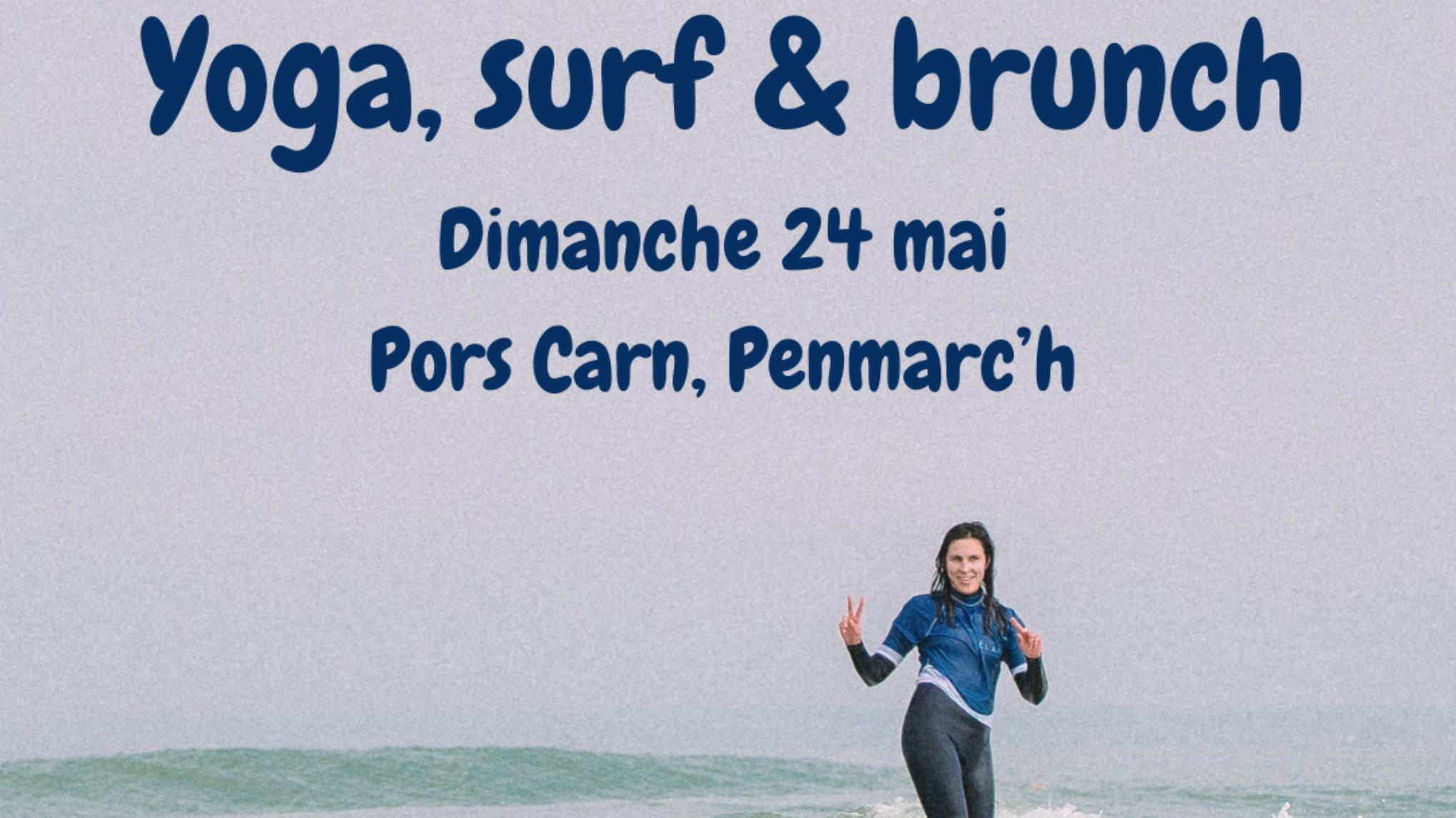 Matinée Yoga, Surf and Brunch à Pors Carn 🌊