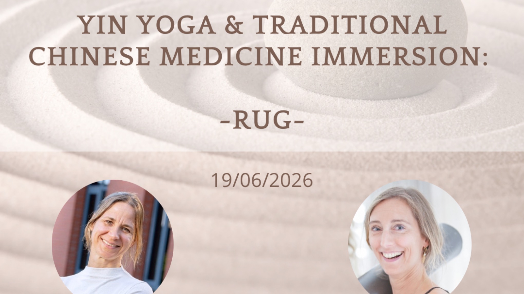 Yin Yoga & TCM immersion RUG 2026