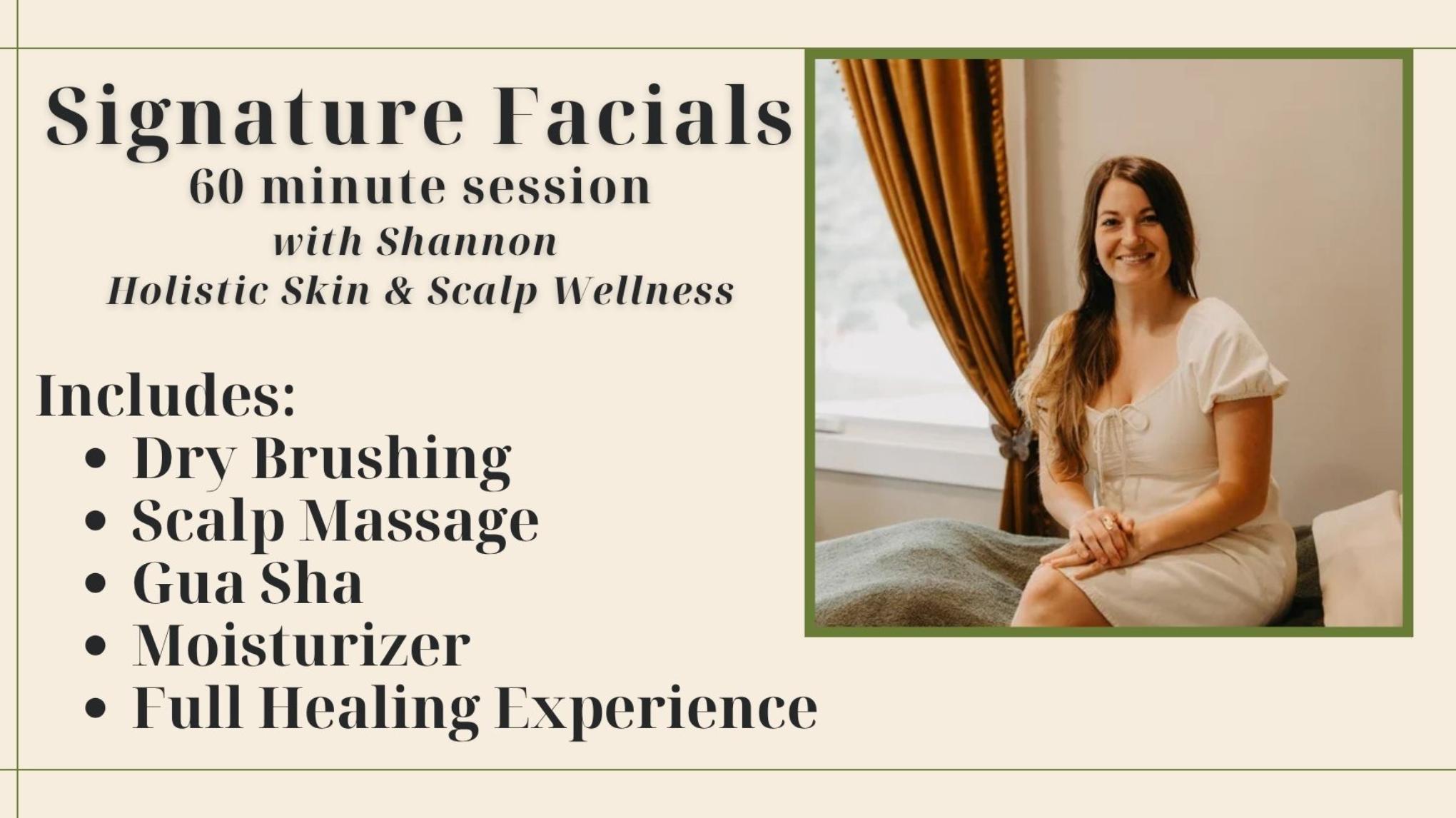 60 minute Signature Facials