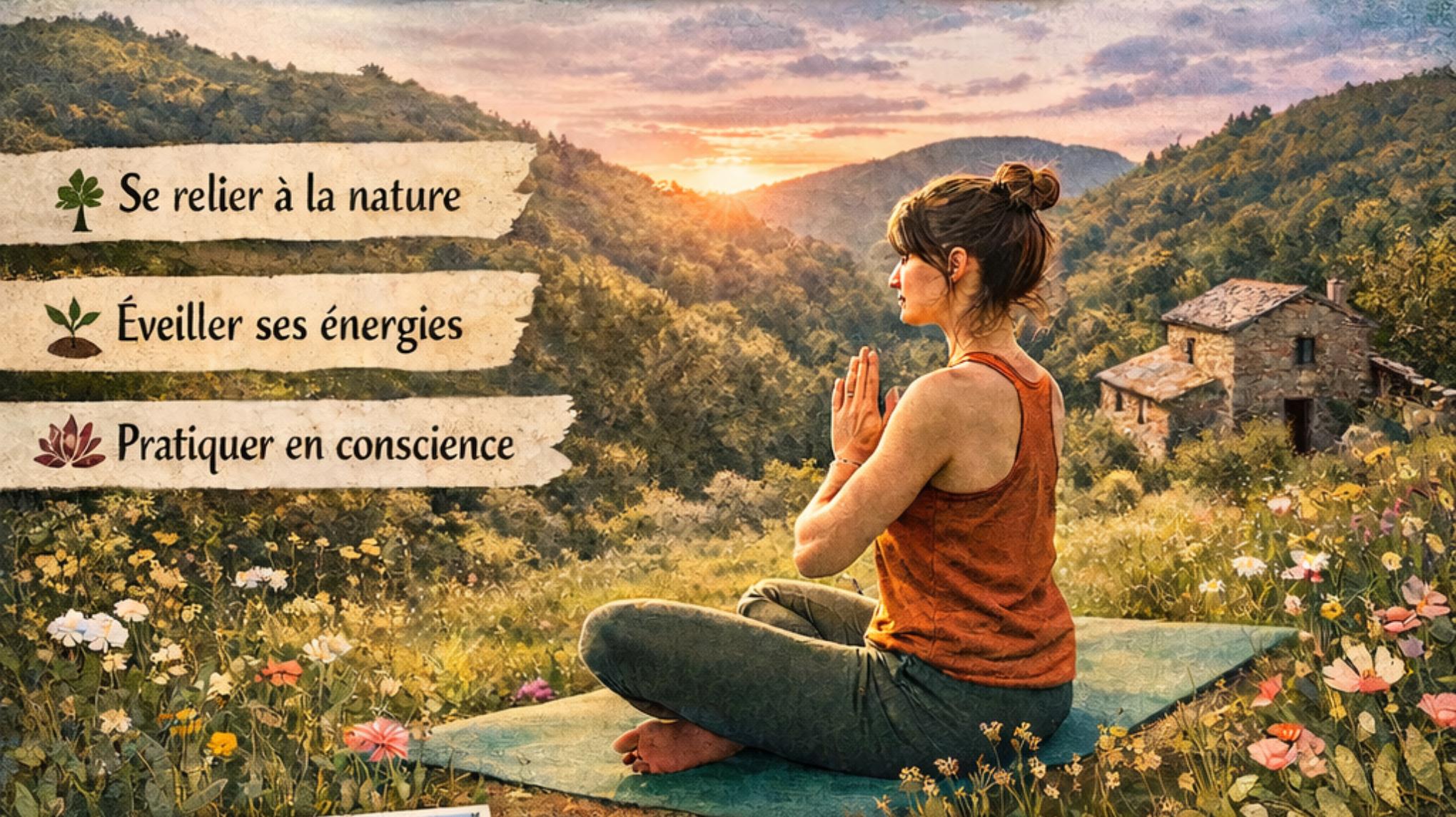 Stage Yoga au coeur de la nature drômoise