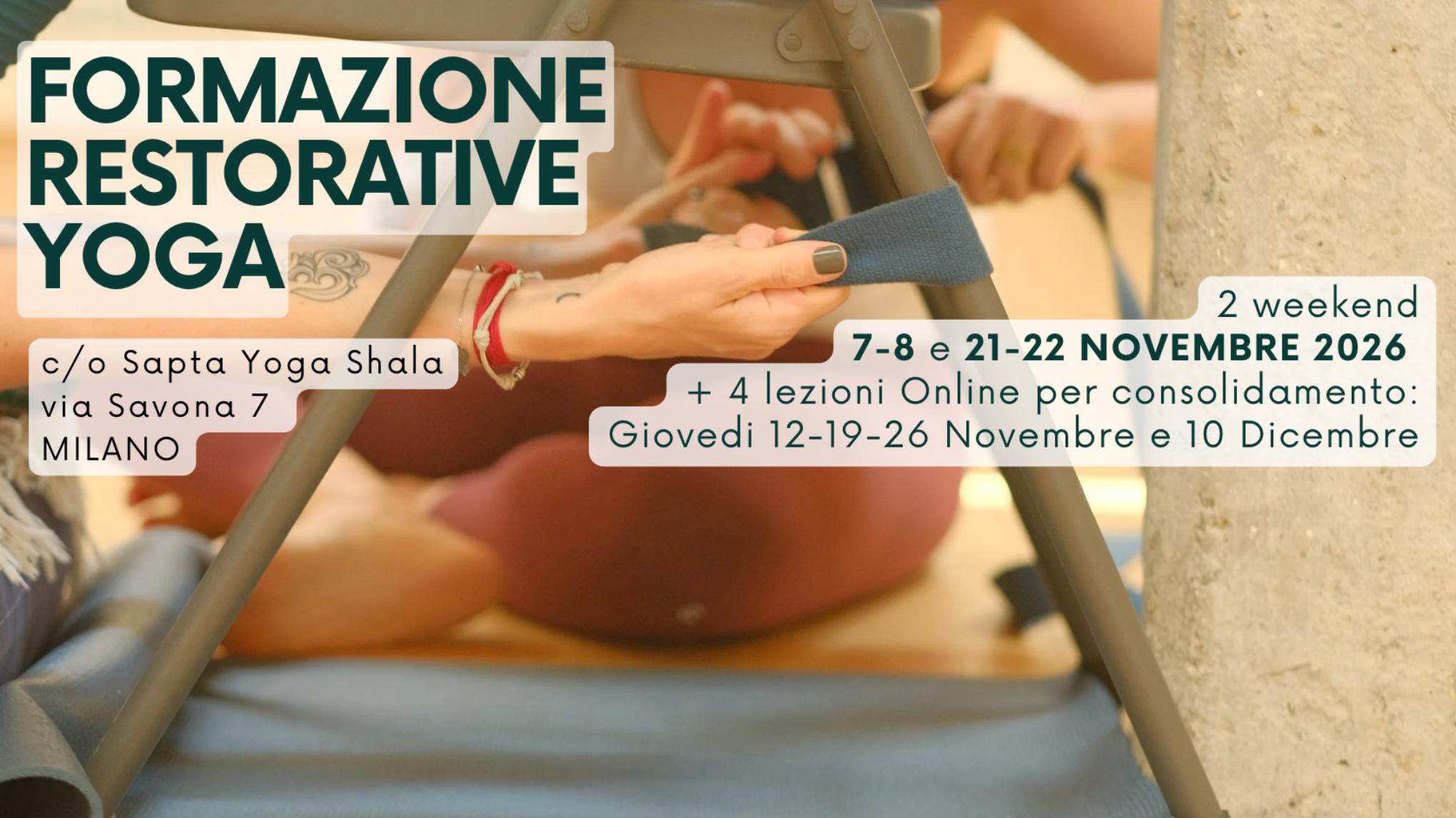 FORMAZIONE RESTORATIVE YOGA