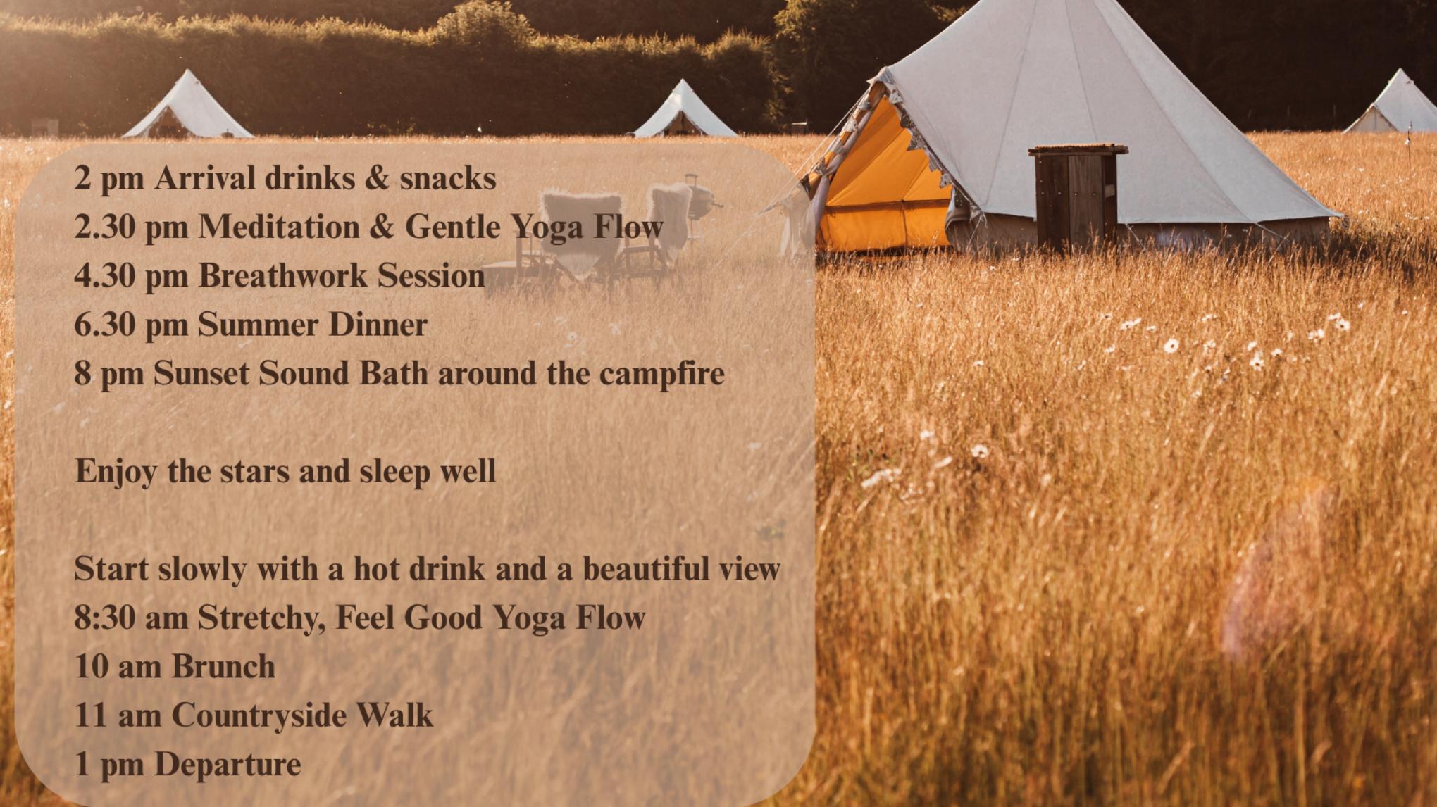 Summer Reset Glamping Retreat