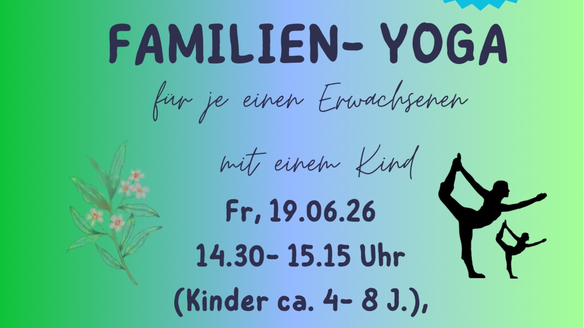 Familienyoga im Sommer