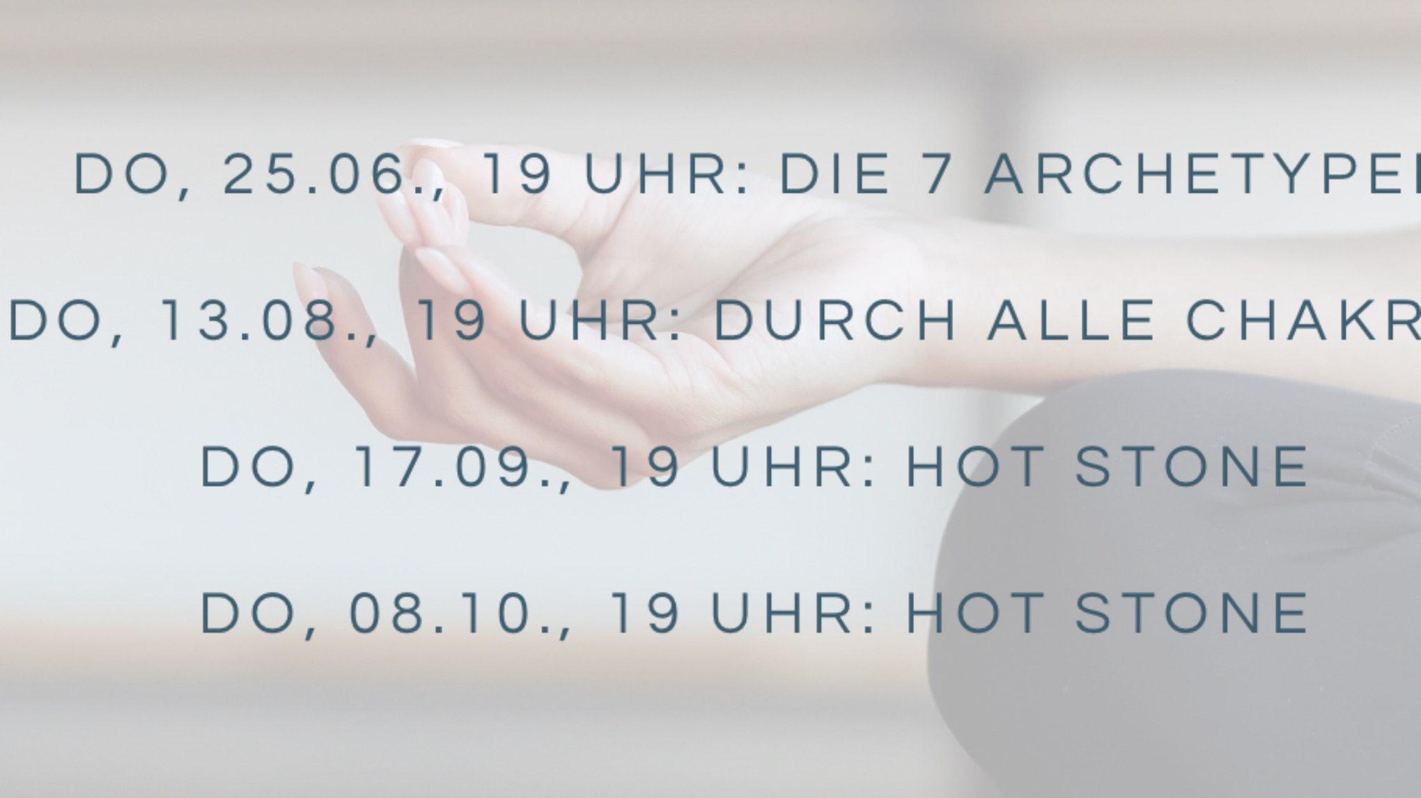 Yin Yoga mit Hot Stones