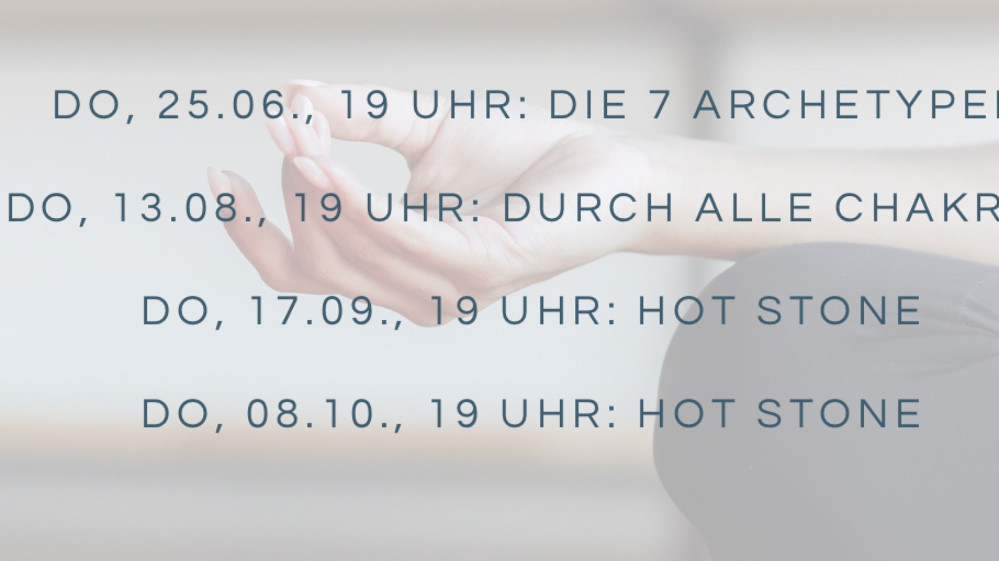 Yin Yoga mit Hot Stones