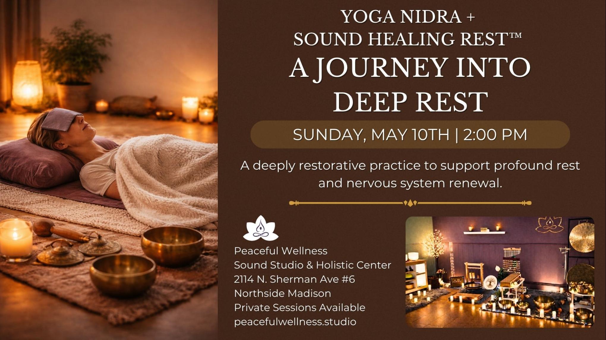 MADISON Deep Rest: Yoga Nidra Meditation + Sound Bath