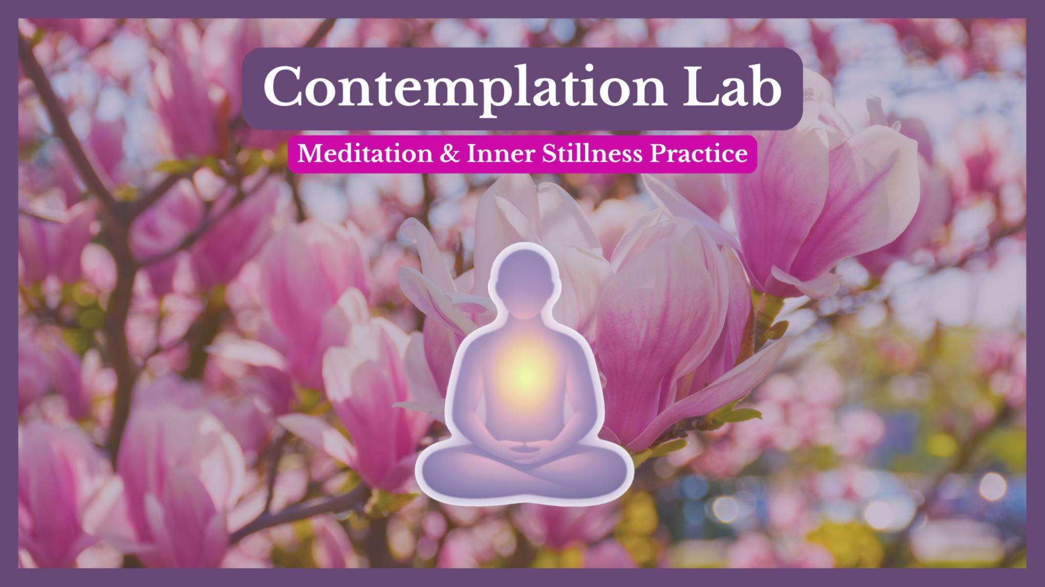 ✨ Contemplation Lab ✨ 🧘 Meditation & Inner Stillness Practice