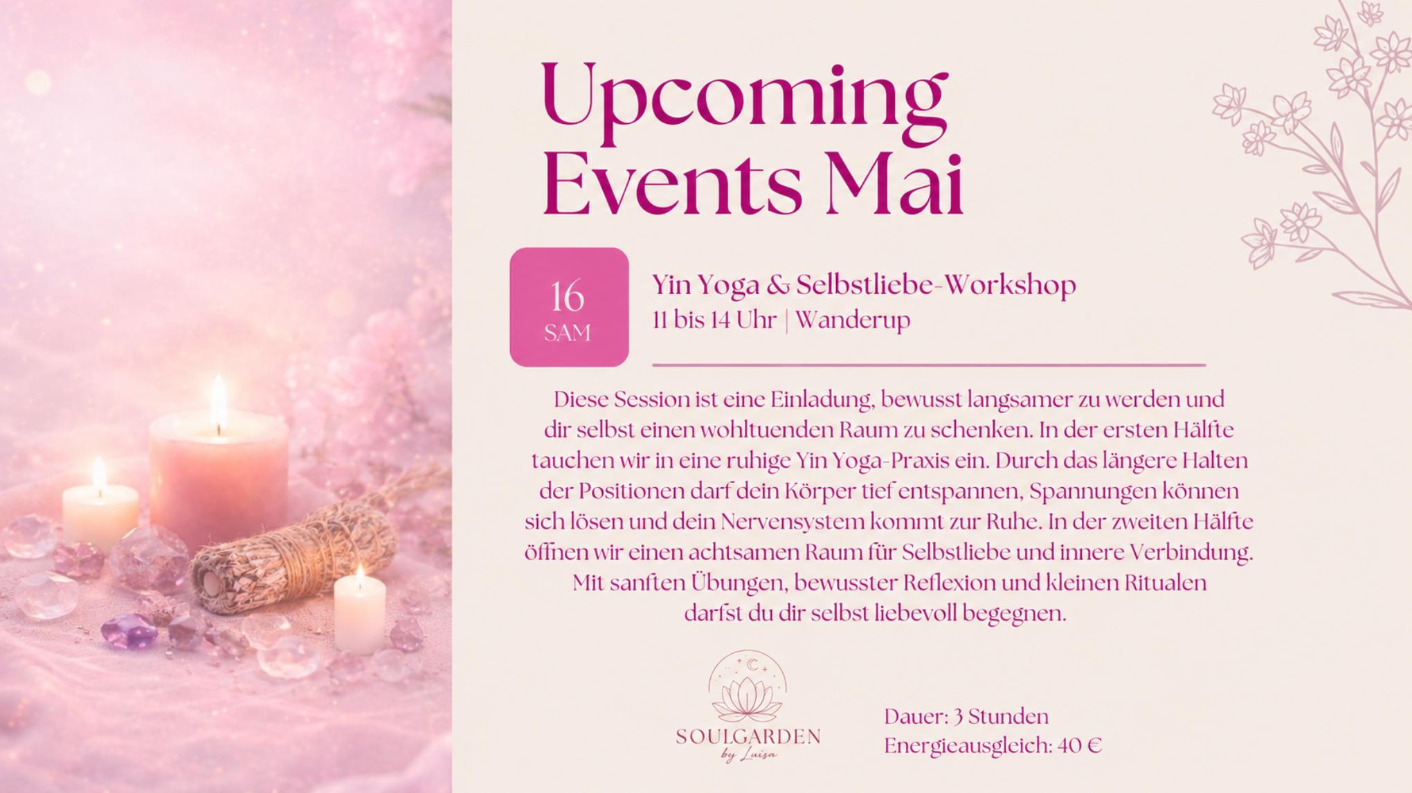 Yin Yoga & Selbstliebe Workshop