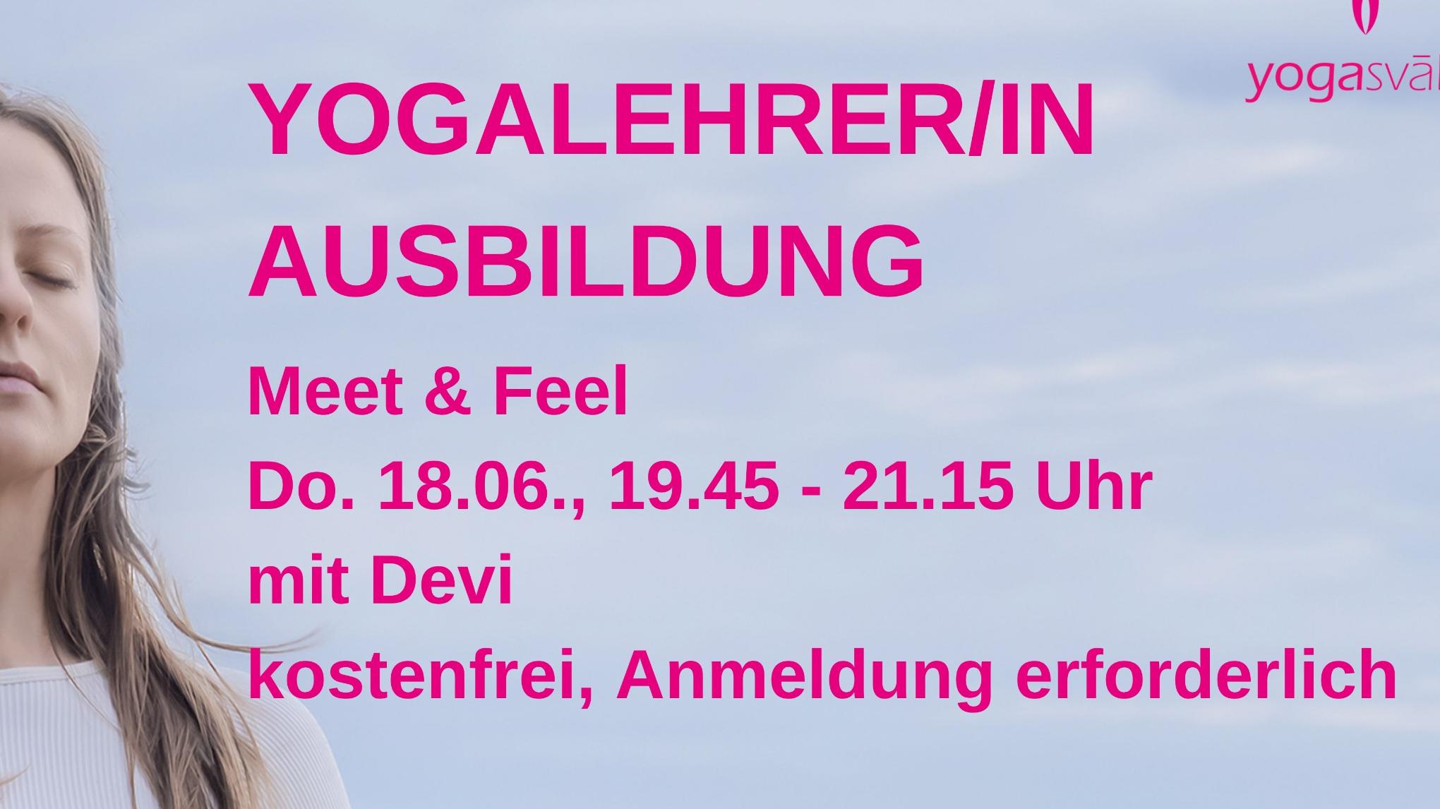 Meet & Feel: YogalehrerIn Ausbildung