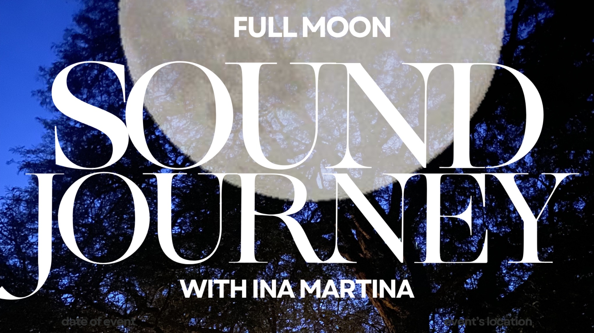 🌿SOUND JOURNEY - Ina Martina - HOFI CAS CORA🍀