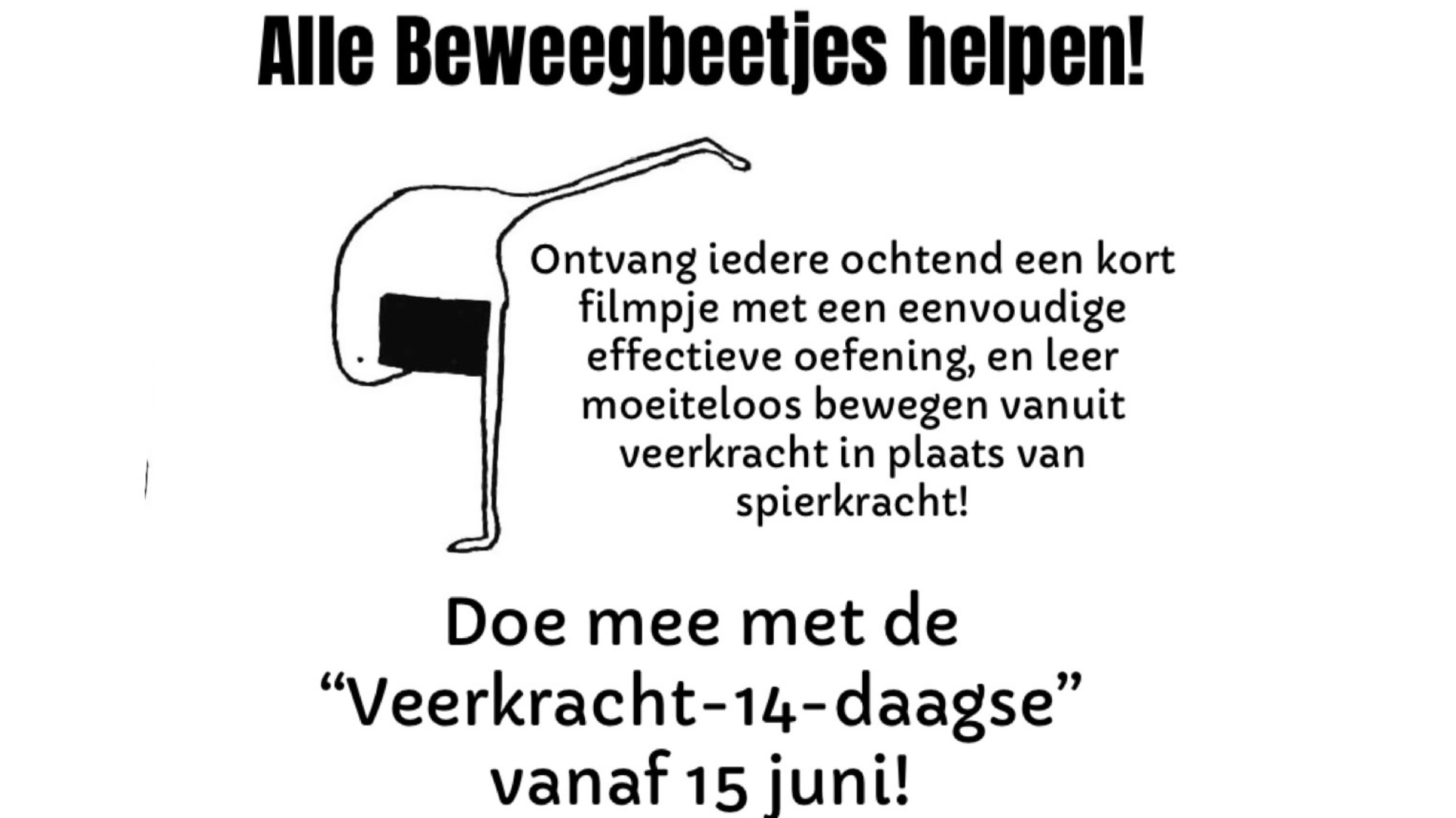 Beweegbeetjes “Veerkracht-14-daagse”
