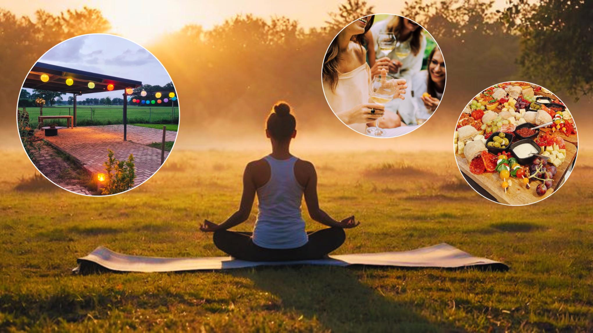 Zomeravond met yoga, tapas & wijn