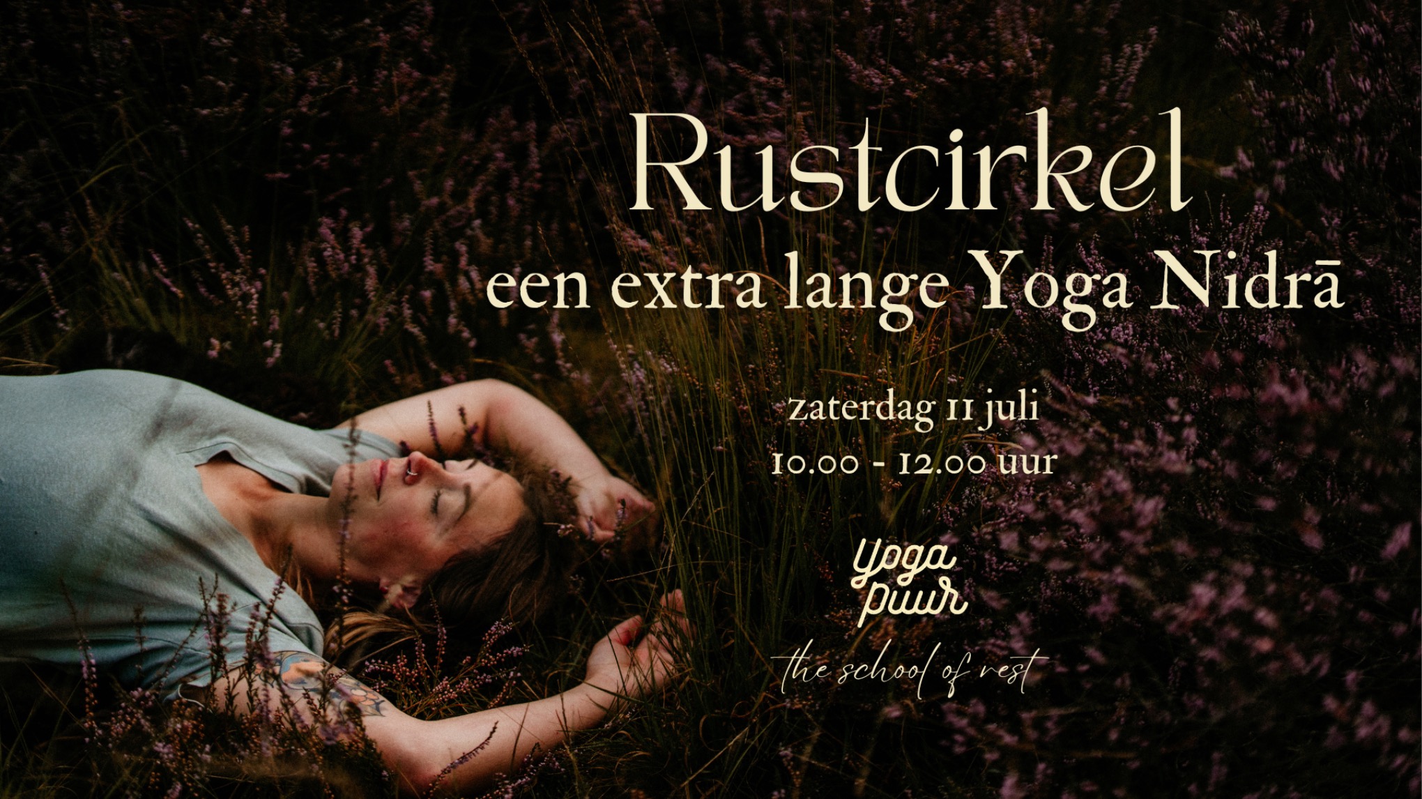 Rustcrikel 'een extra lange Yoga Nidrā'