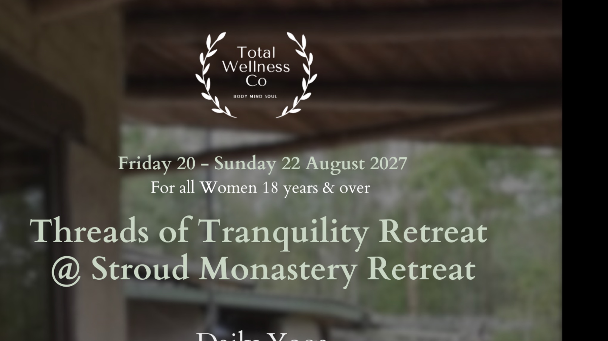 Threads of Tranquility @ Stroud Monastery