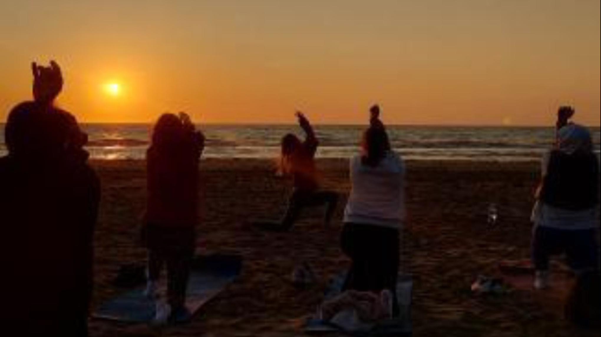 Sunrise Yoga Bettystown Beach