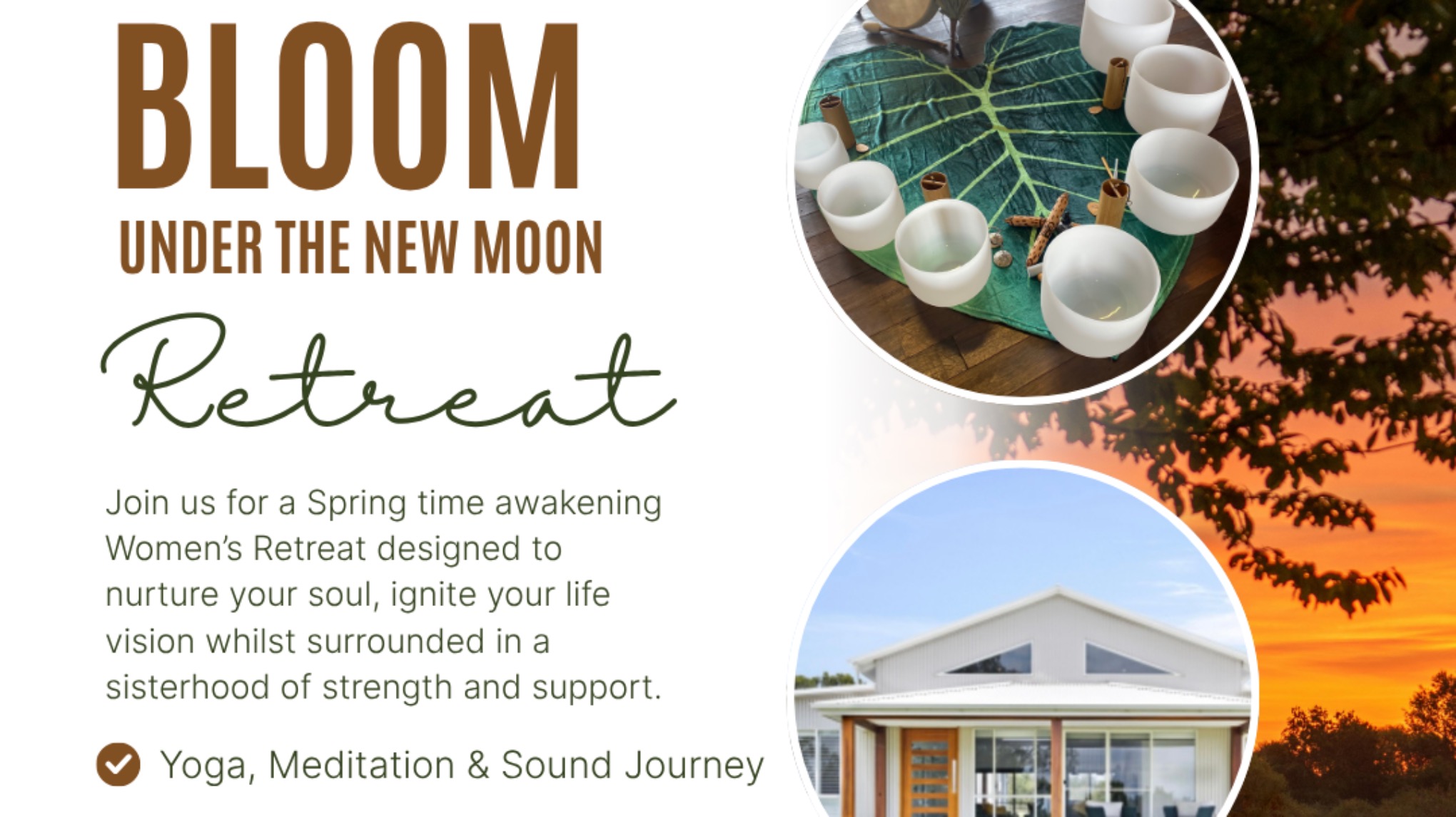 Bloom Under The New Moon: Spring Women’s Retreat